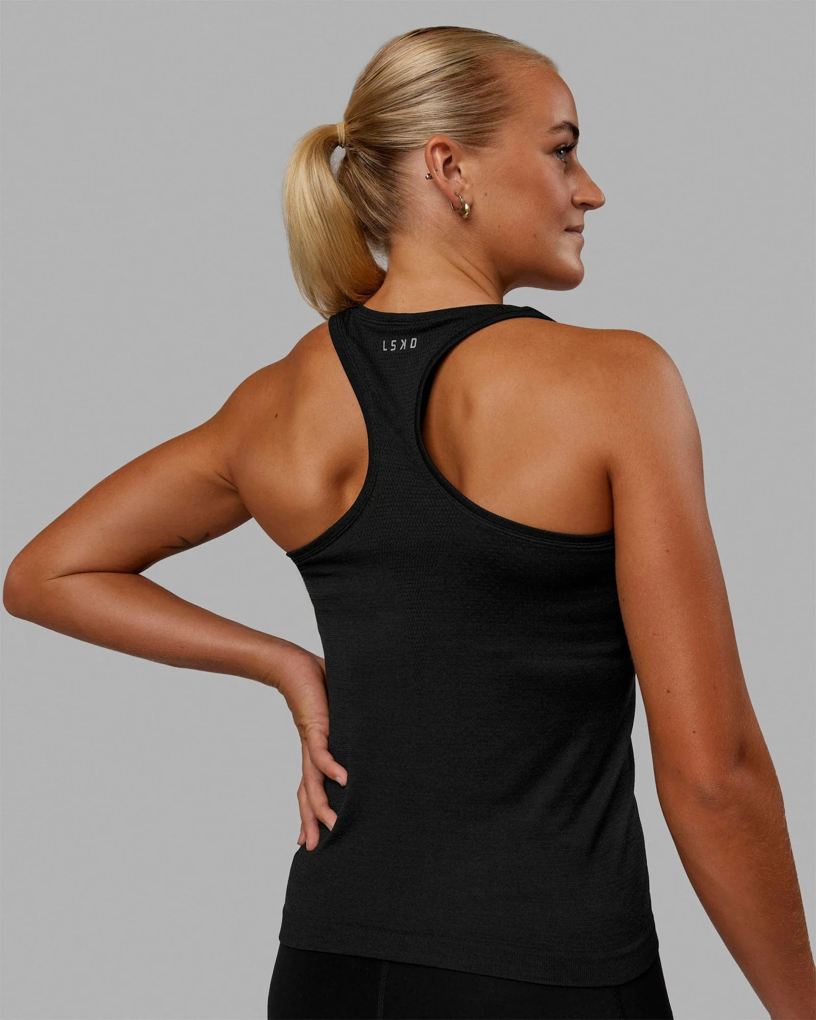 AeroFLX+ Seamless Tank - Black Marl sold by LSKD product image thumbnail 4
