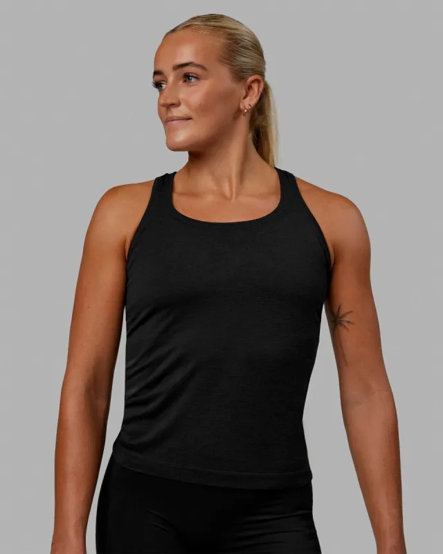 AeroFLX+ Seamless Tank - Black Marl sold by LSKD