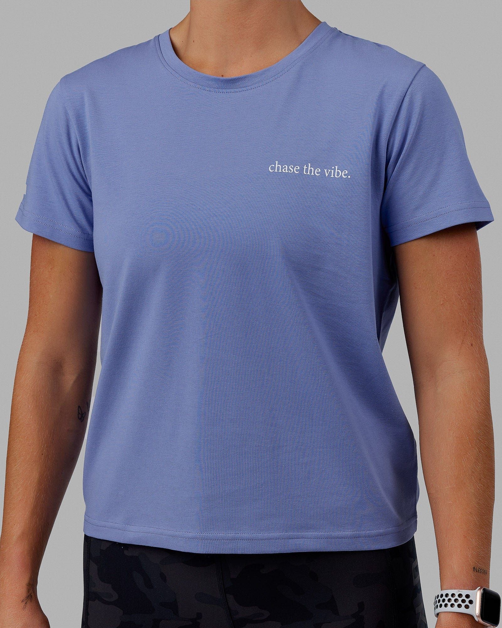 Taylor Tee - Cornflower Blue sold by LSKD product image thumbnail 4