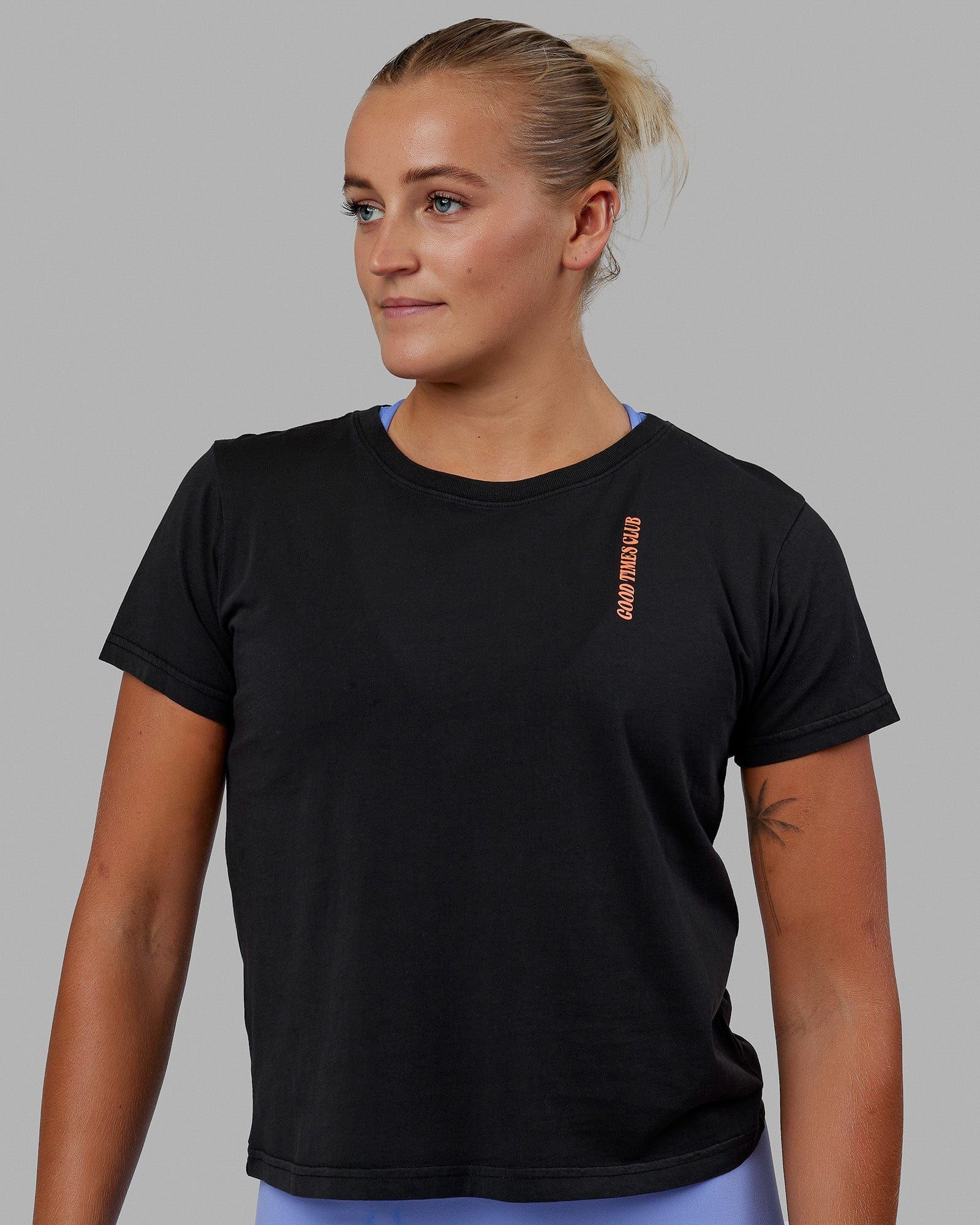 Good Times Global Tee - Black sold by LSKD product image thumbnail 2