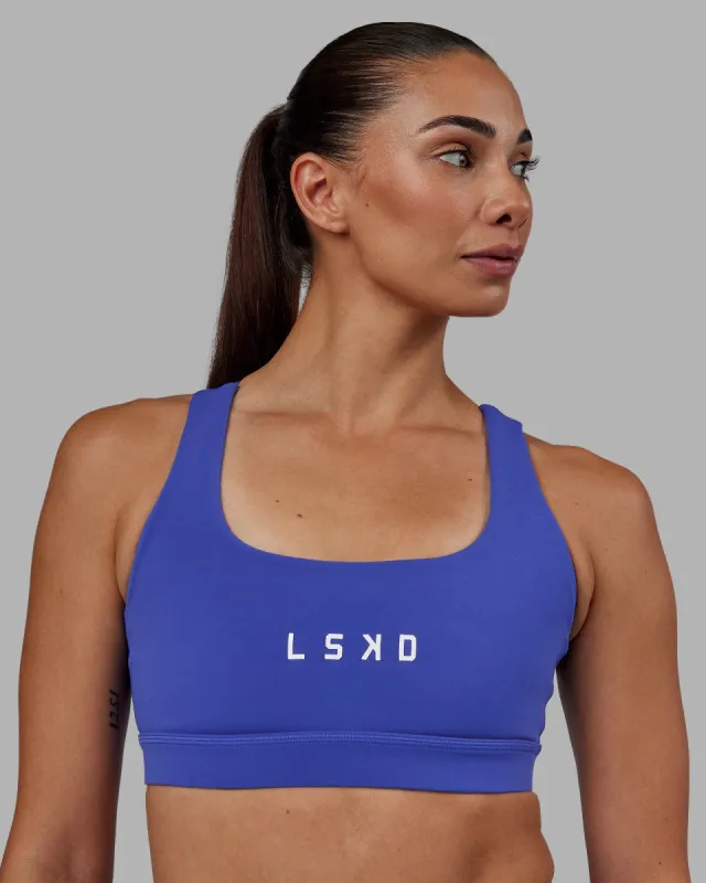 Rep Sports Bra - Power Cobalt-White sold by LSKD