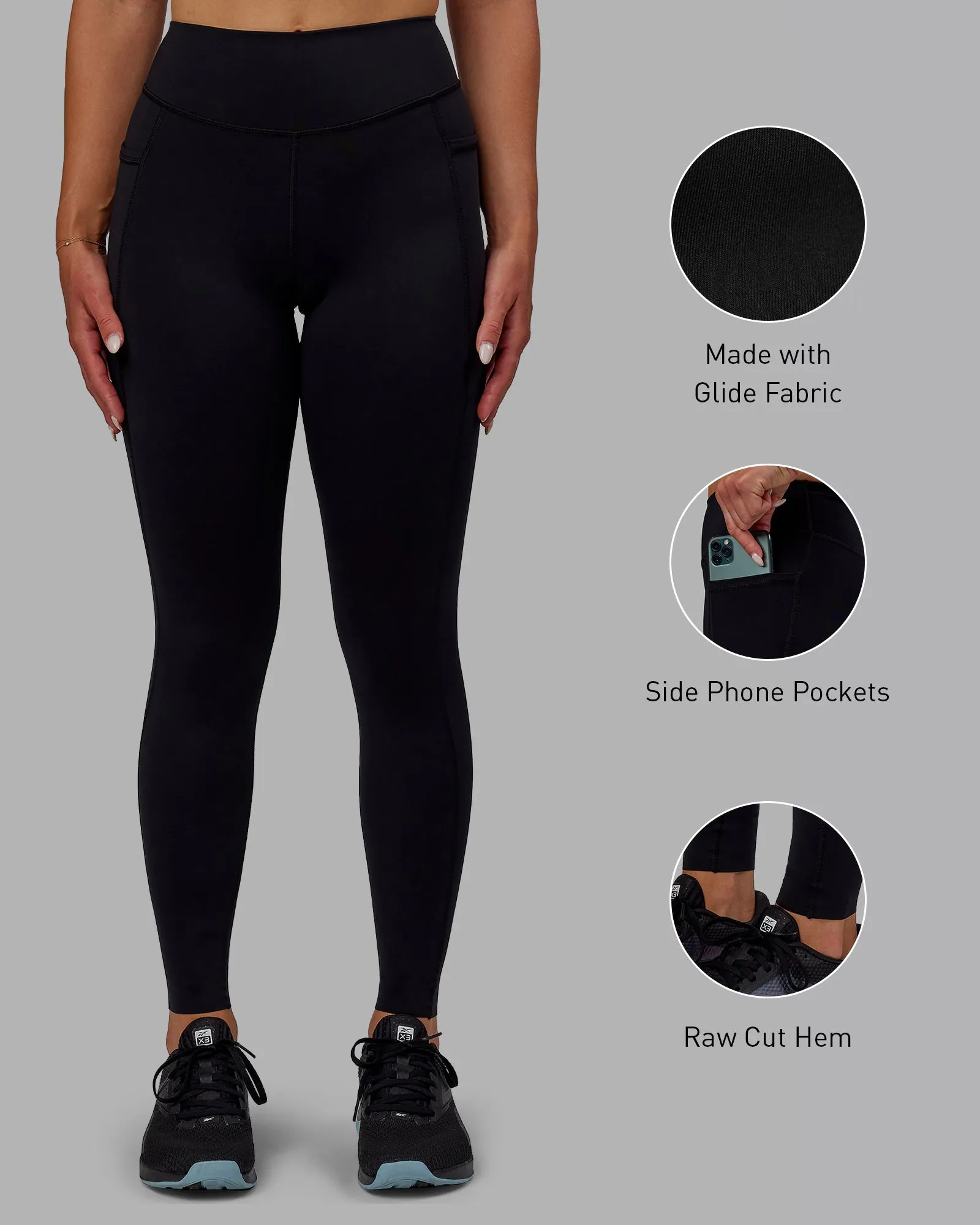 Elite Full Length Legging - Black sold by LSKD product image thumbnail 2
