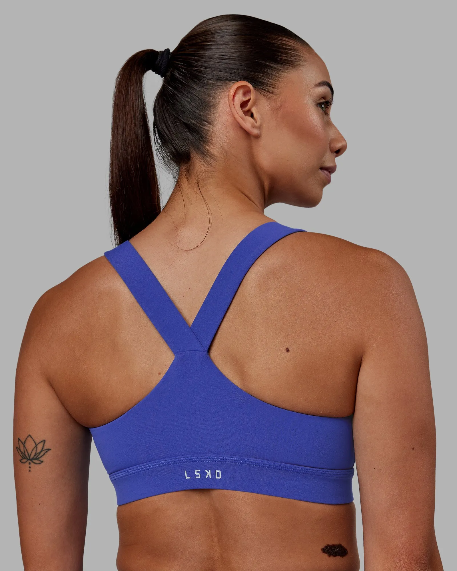 Rep Sports Bra - Power Cobalt-White sold by LSKD product image thumbnail 2