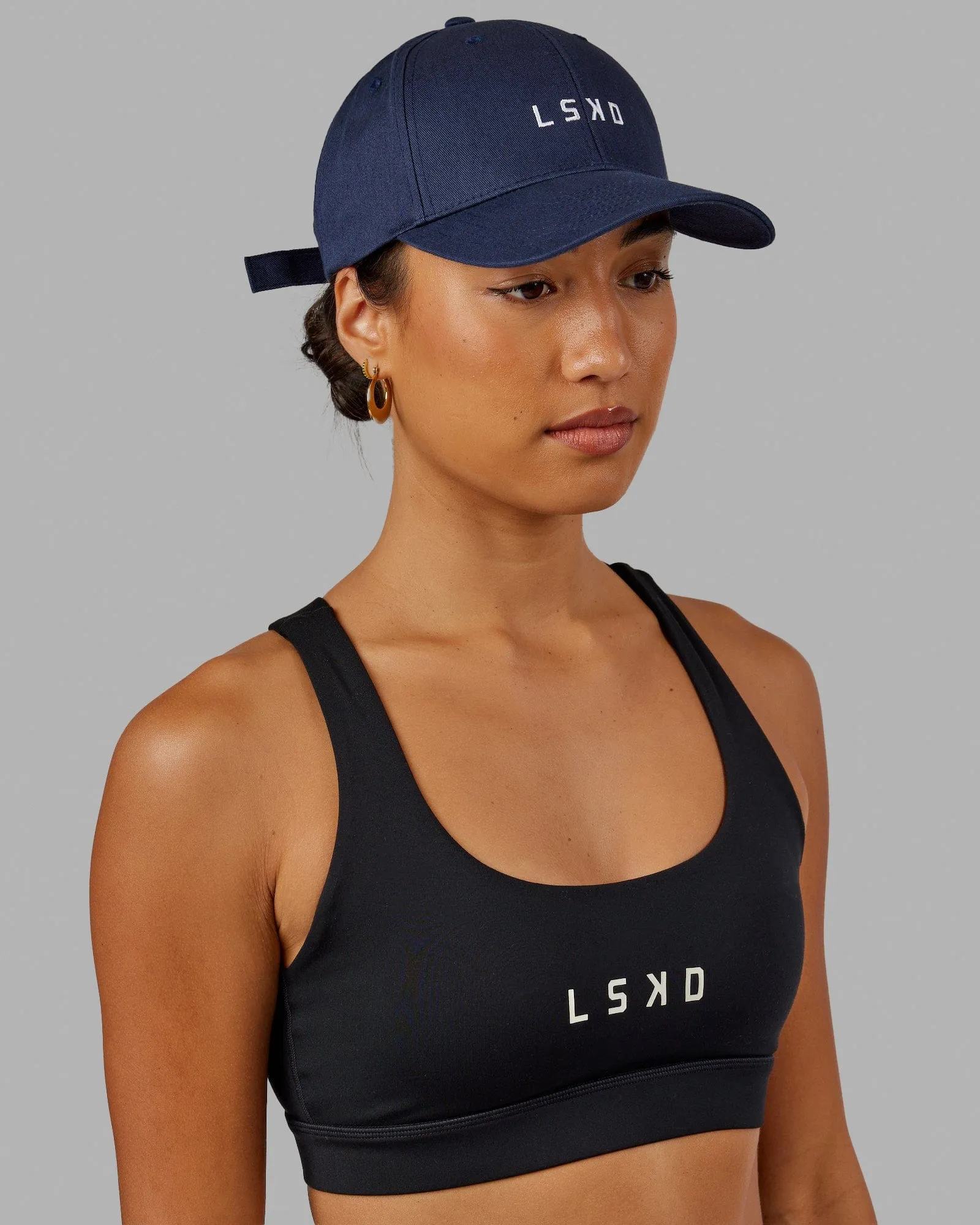 Classic Strapback Cap - Navy sold by LSKD product image thumbnail 2