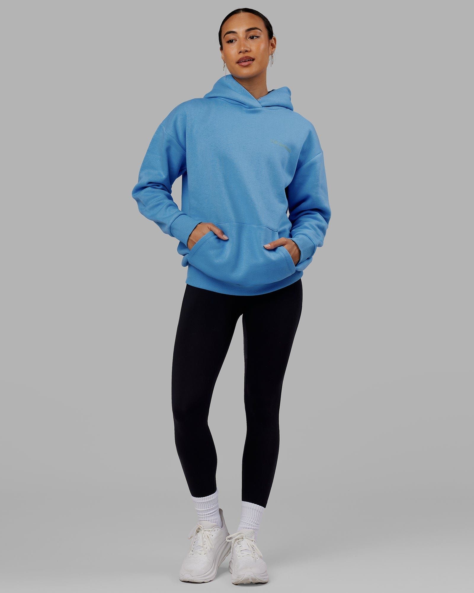 Unisex Motion Hoodie Oversize - Azure Blue sold by LSKD product image thumbnail 5