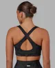 Stamina Sports Bra - Black Tie-Dye sold by LSKD