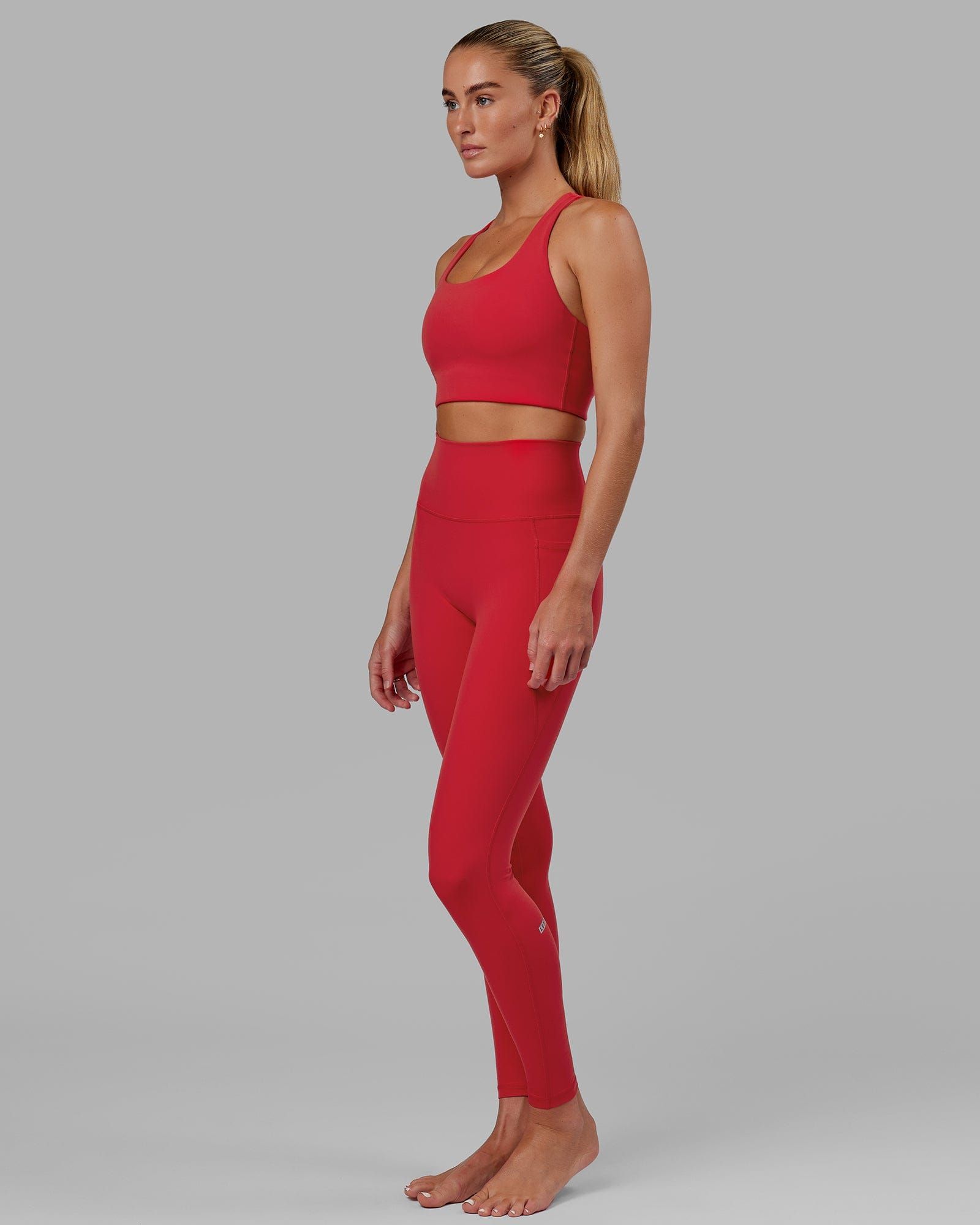 Fusion X-Long Tights - Scarlet sold by LSKD product image thumbnail 4