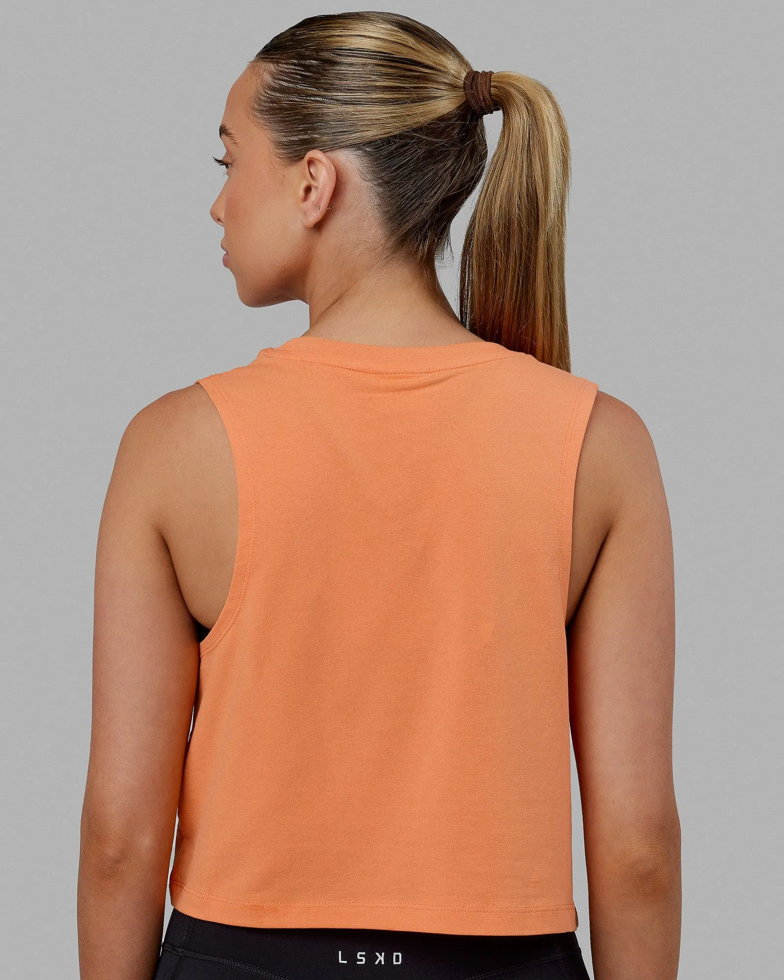 Agile FLXCotton Tank - Tangerine-White sold by LSKD product image thumbnail 2