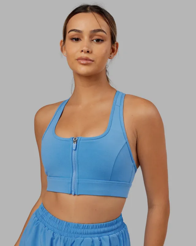 Sprint Sports Bra - Azure Blue sold by LSKD