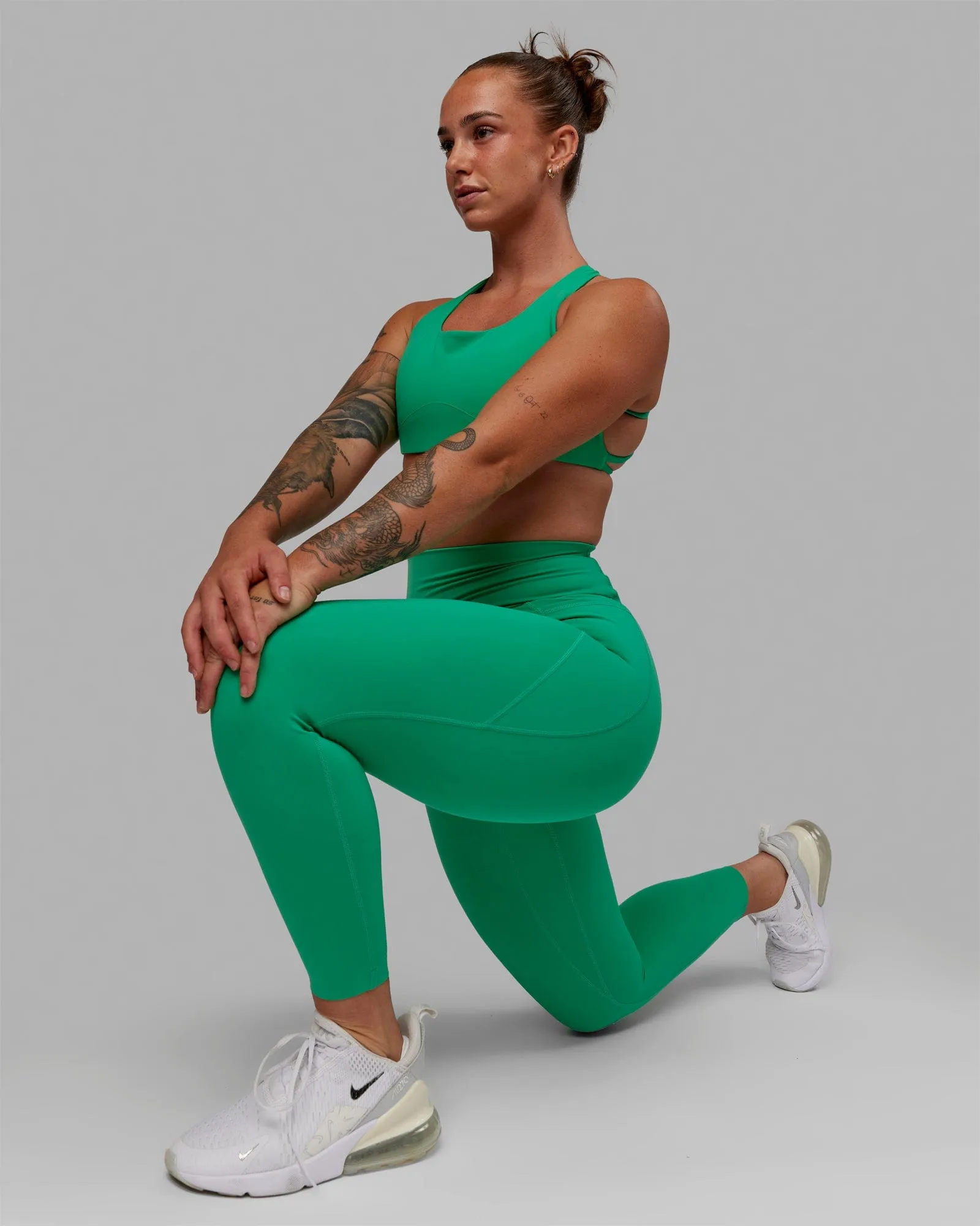 Elixir 7/8 Length Tights With Pockets - Holly Green sold by LSKD product image thumbnail 2