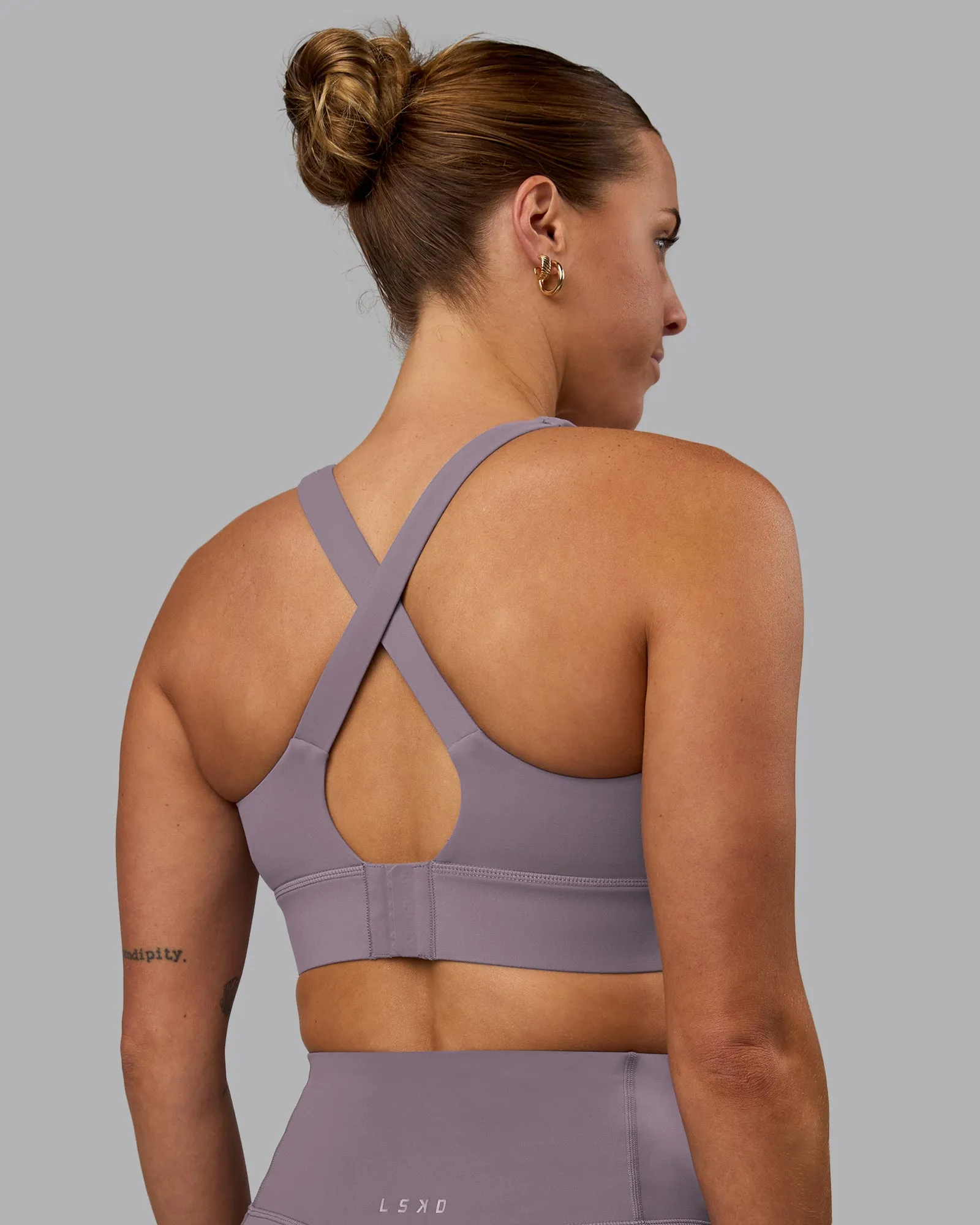 Sculpt Sports Bra - Purple Sage sold by LSKD product image thumbnail 2
