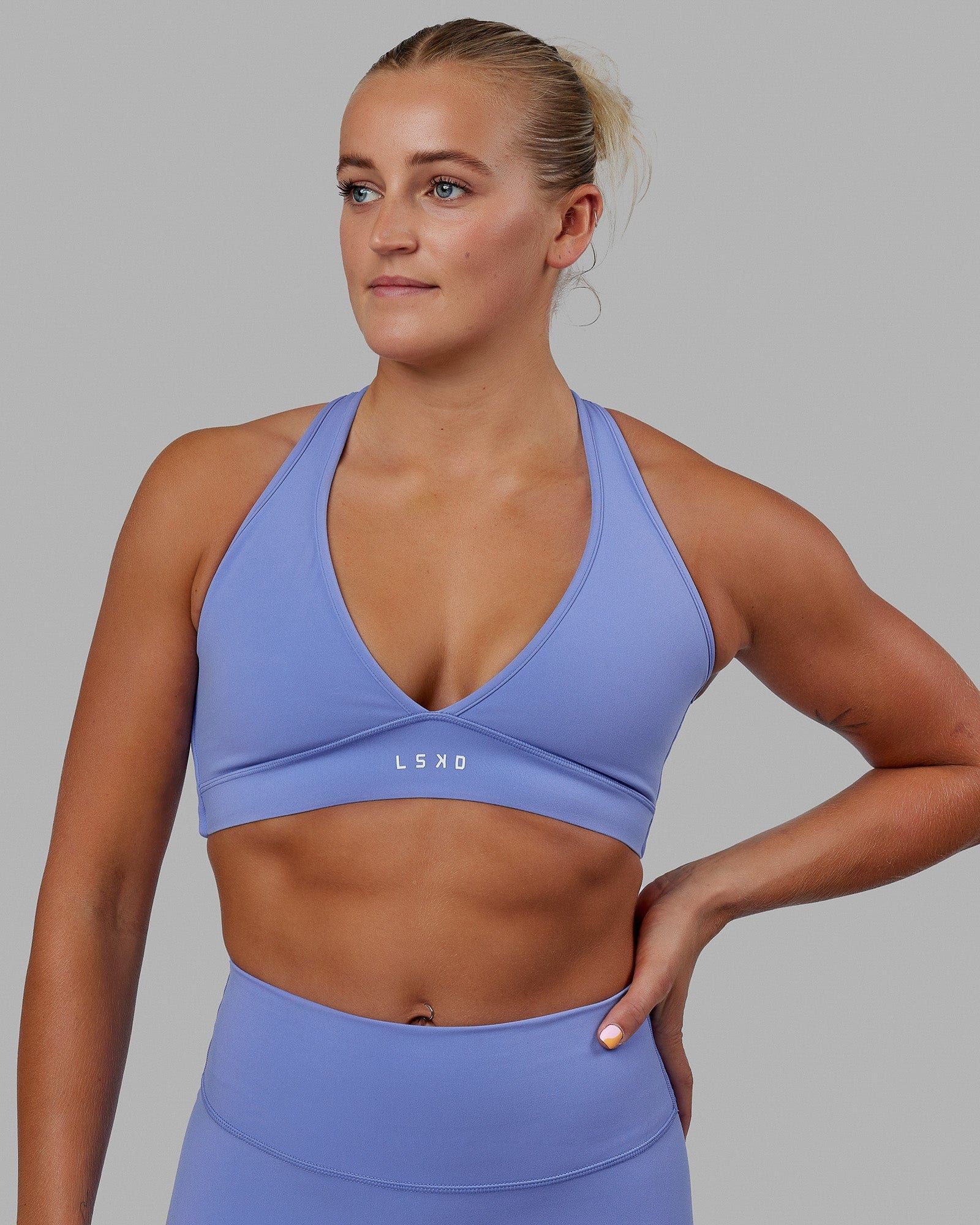 Stamina Sports Bra - Cornflower sold by LSKD