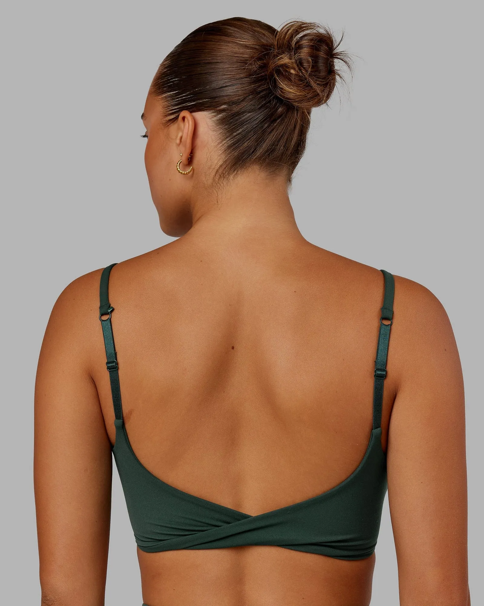Twist Sports Bra - Vital Green sold by LSKD product image thumbnail 2