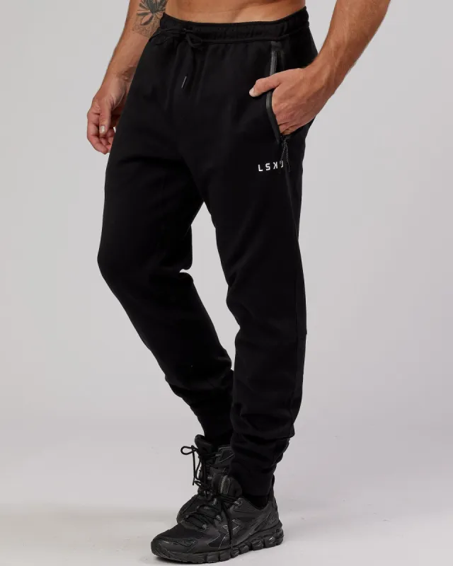 Athlete ForgedFleece Zip Track Pants - Black sold by LSKD