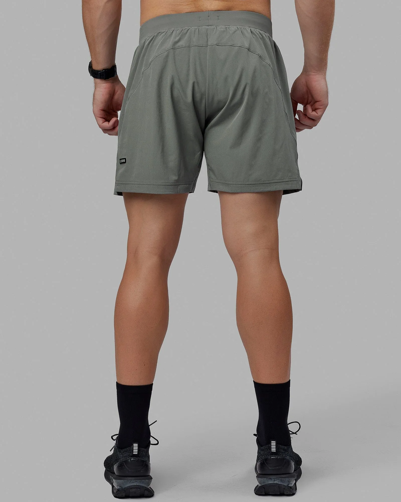 Challenger 6" Lined Performance Short - Graphite sold by LSKD product image thumbnail 4