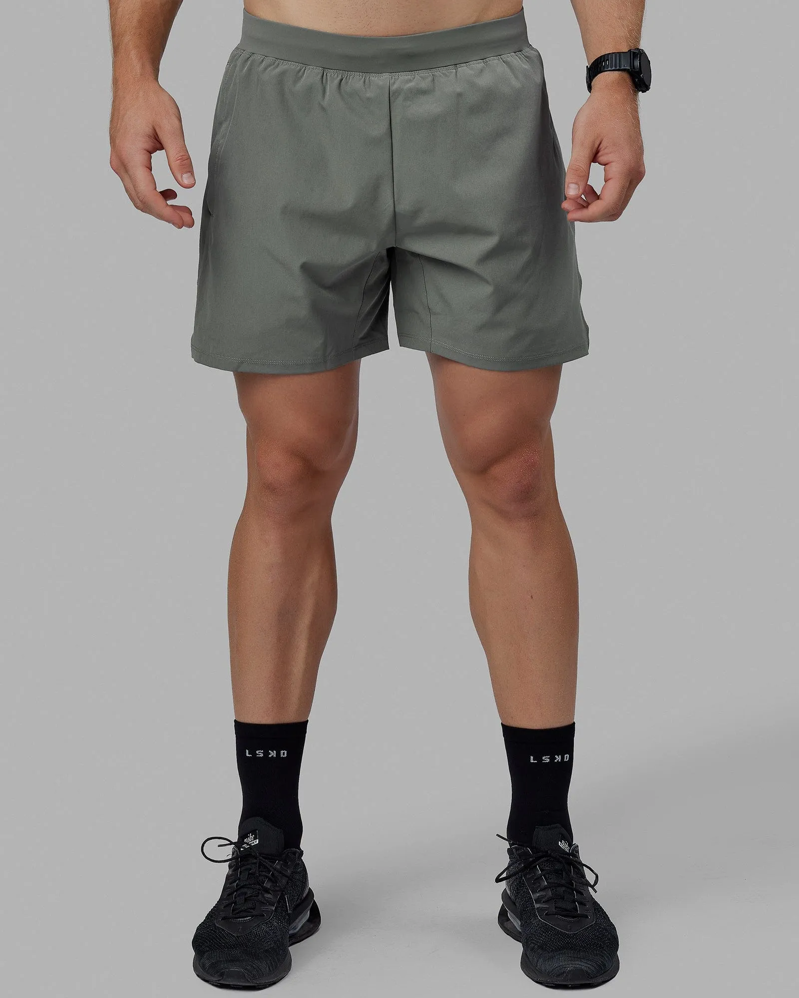 Challenger 6" Lined Performance Short - Graphite sold by LSKD product image thumbnail 5
