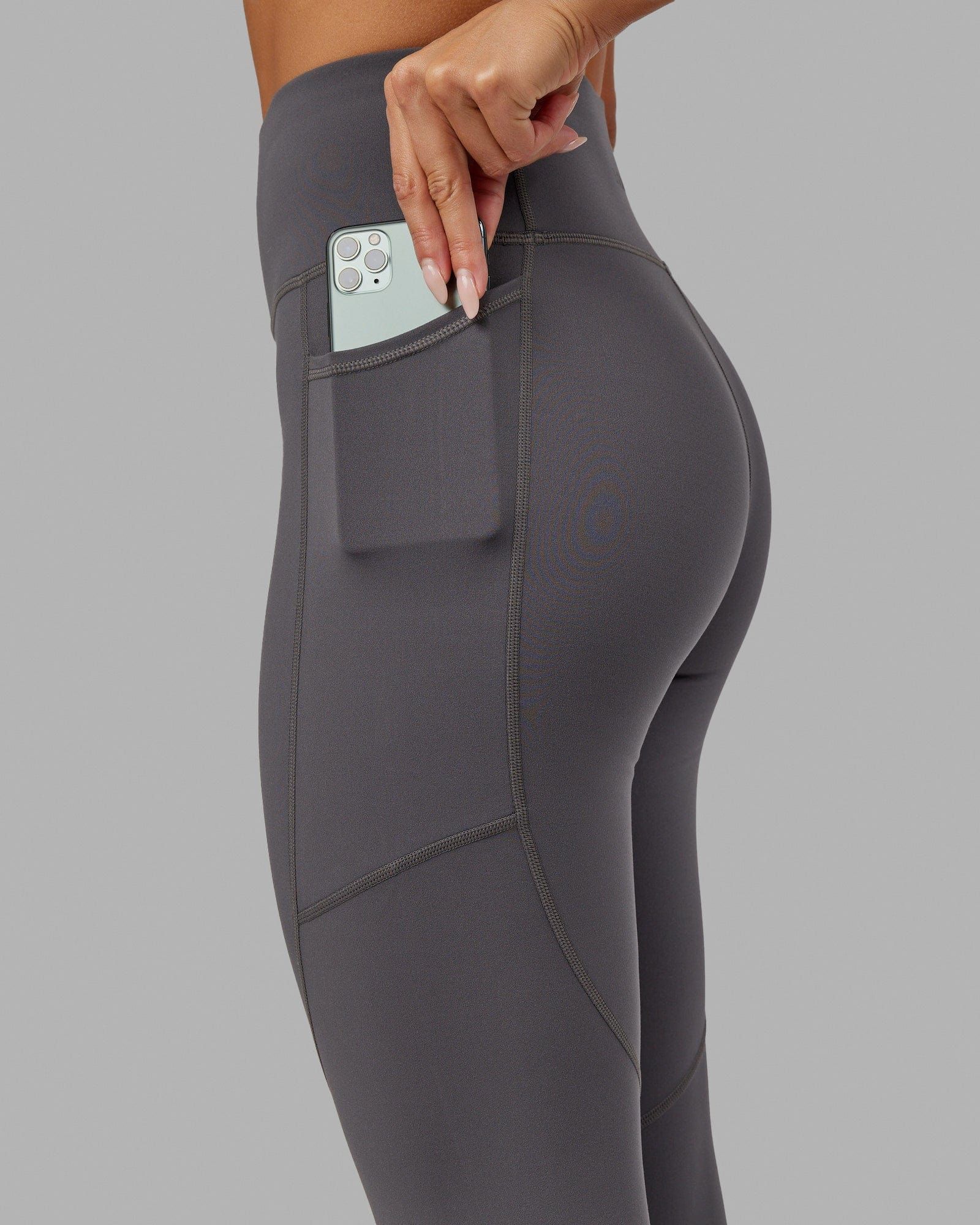 Rep 7/8 Length Tights - Asphalt sold by LSKD product image thumbnail 4