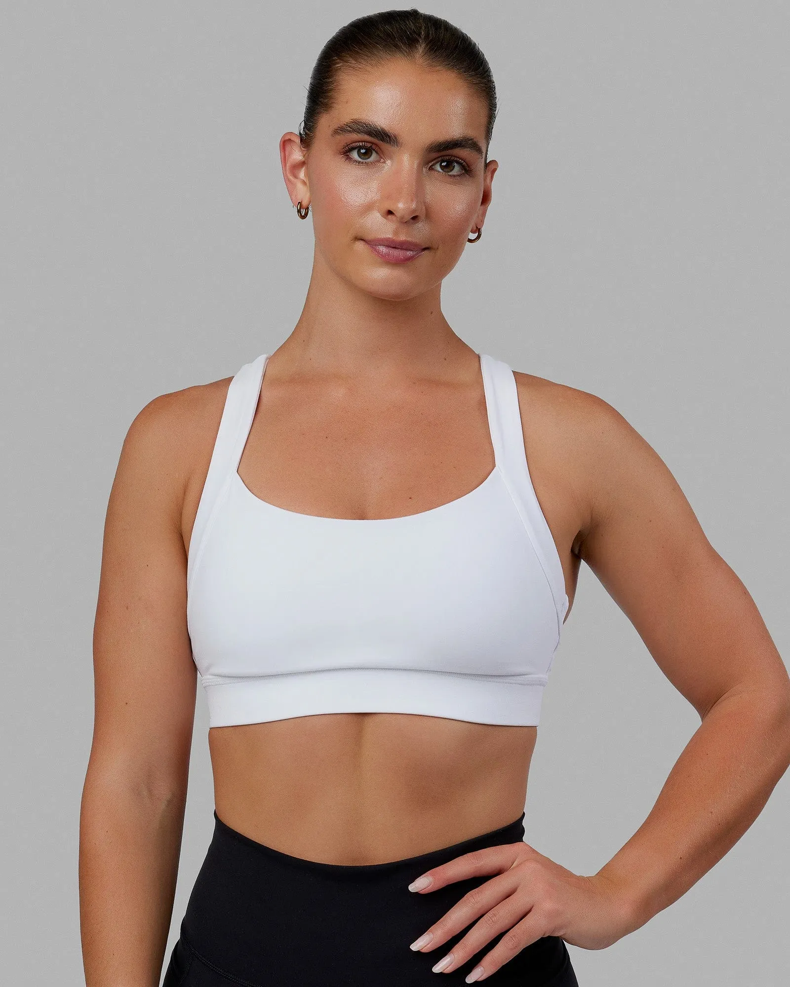 Advance Sports Bra - White sold by LSKD