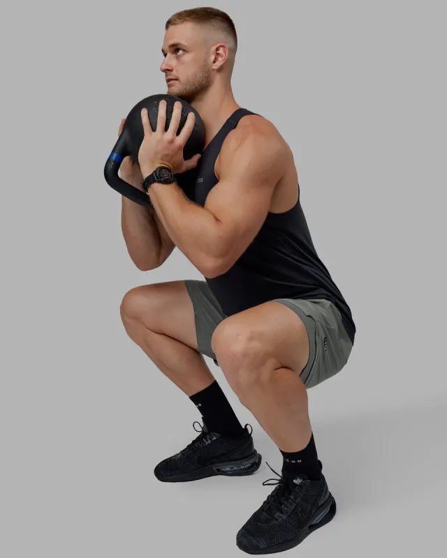 Challenger 6" Lined Performance Short - Graphite sold by LSKD