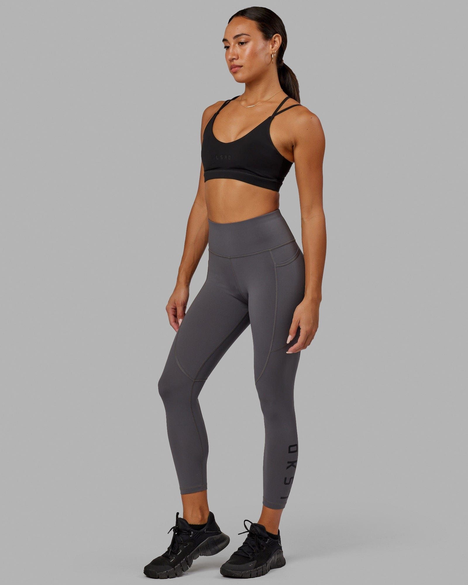 Rep 7/8 Length Tights - Asphalt sold by LSKD product image thumbnail 2
