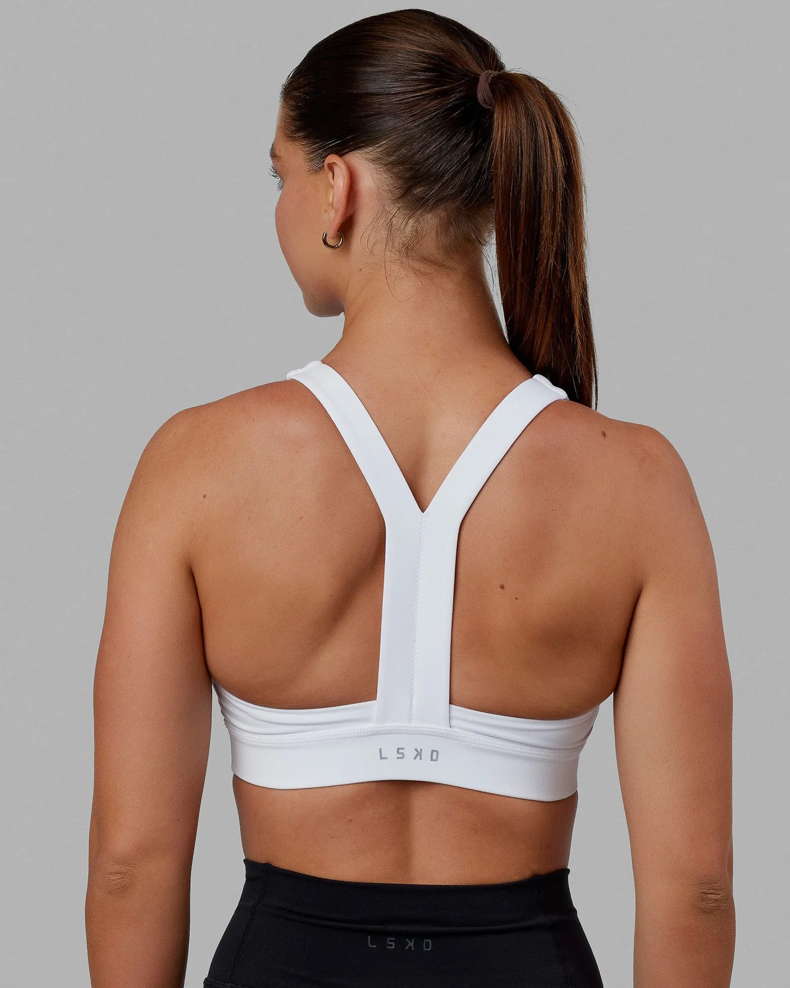 Advance Sports Bra - White sold by LSKD product image thumbnail 5