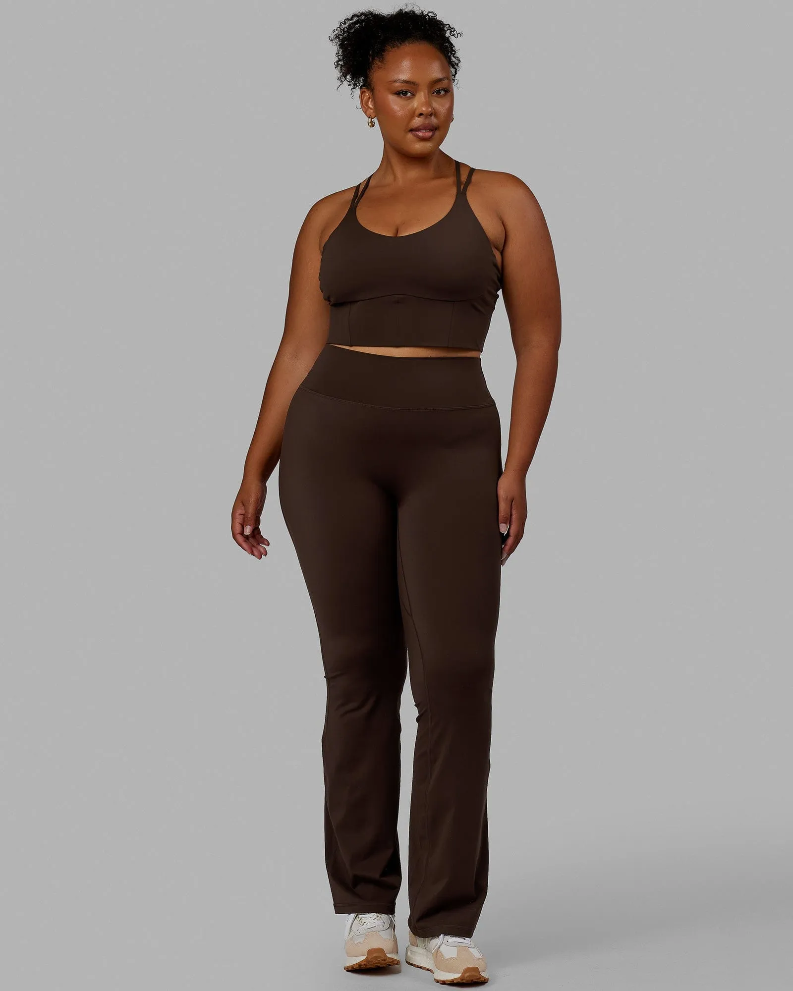 Empower Corset Bra - Dark Chocolate sold by LSKD product image thumbnail 4