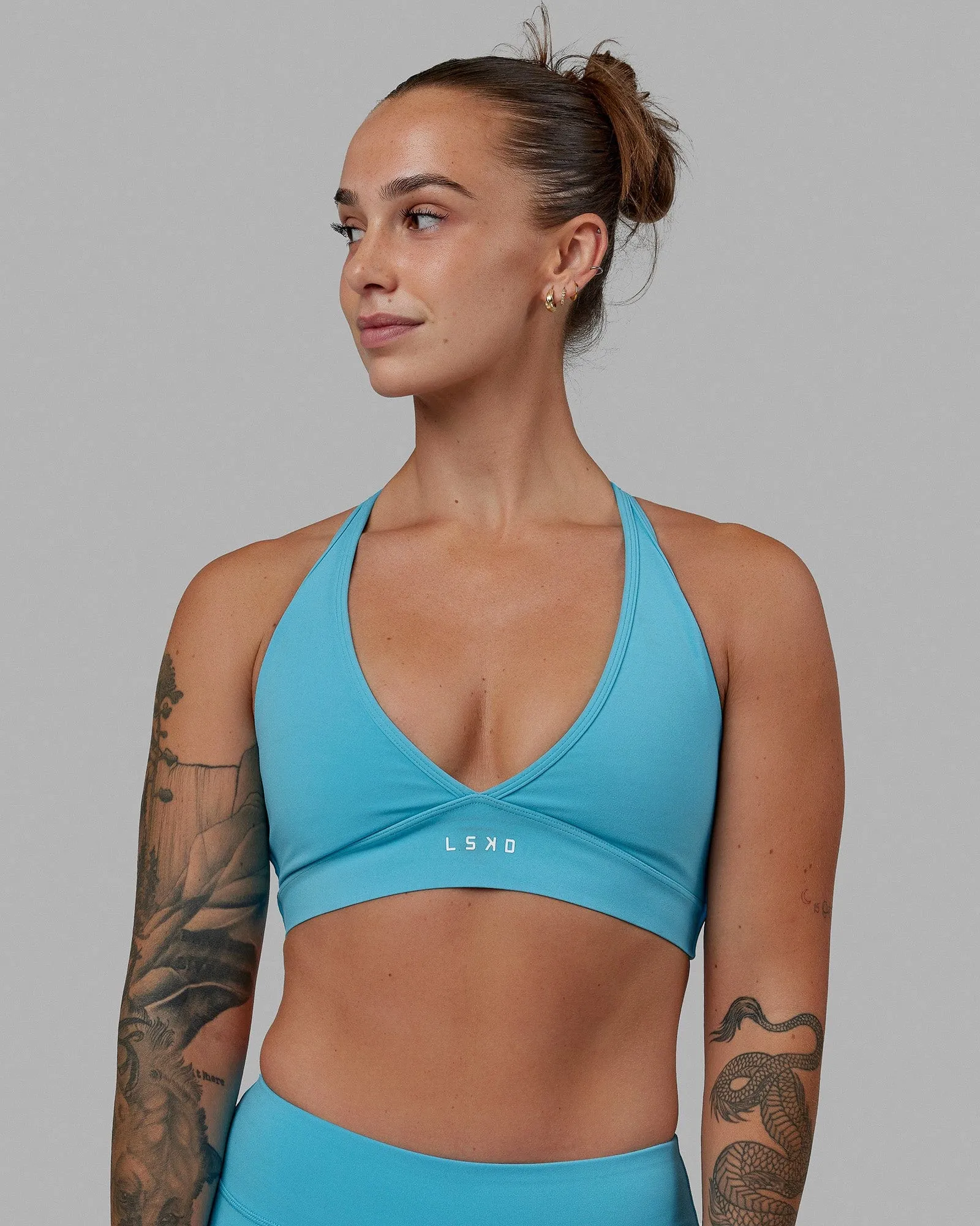 Form Sports Bra - Pacific Blue sold by LSKD product image thumbnail 3
