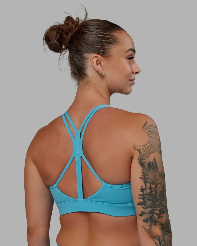 Form Sports Bra - Pacific Blue made by LSKD