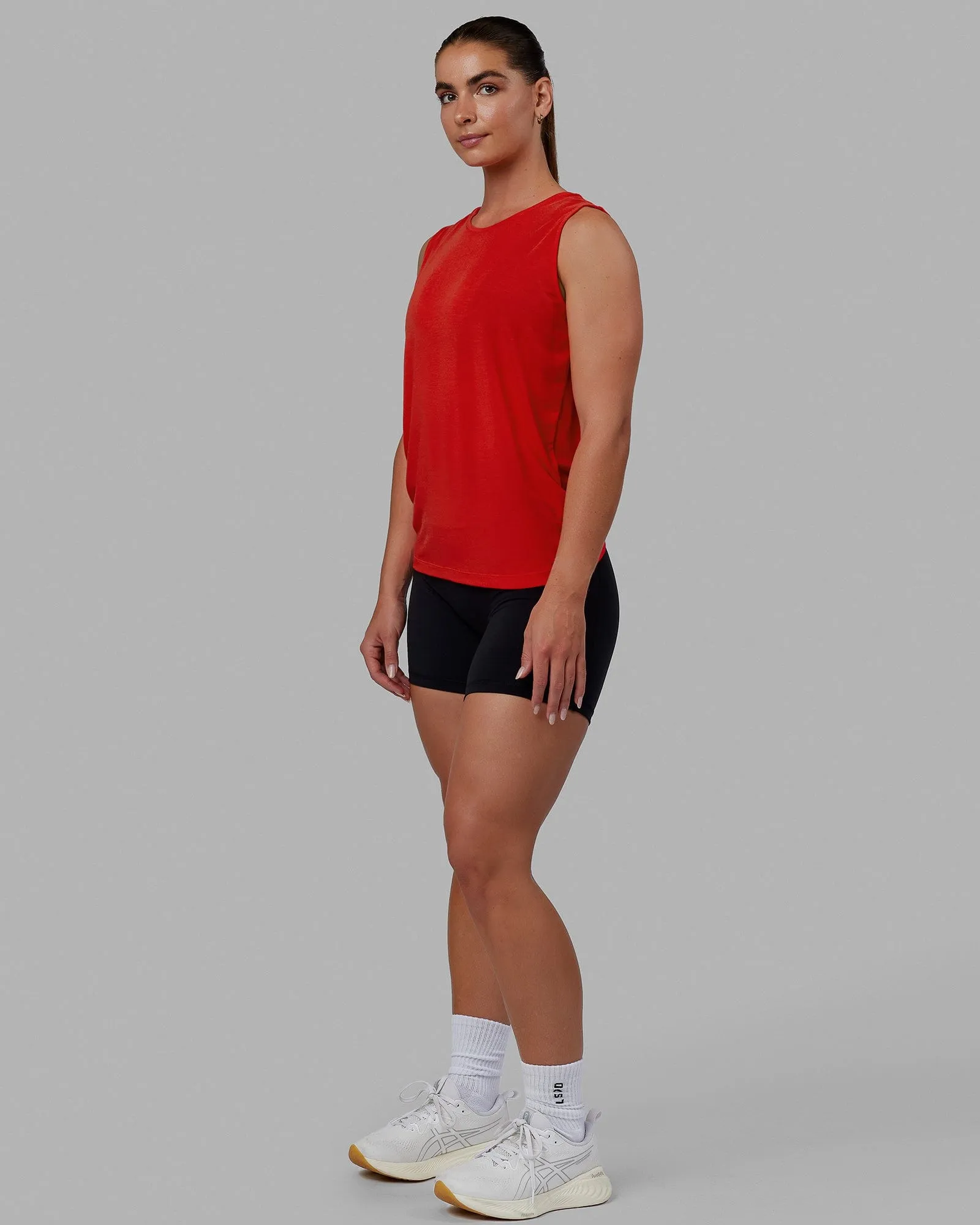 Swivel Open Back Tank - Infrared sold by LSKD product image thumbnail 3