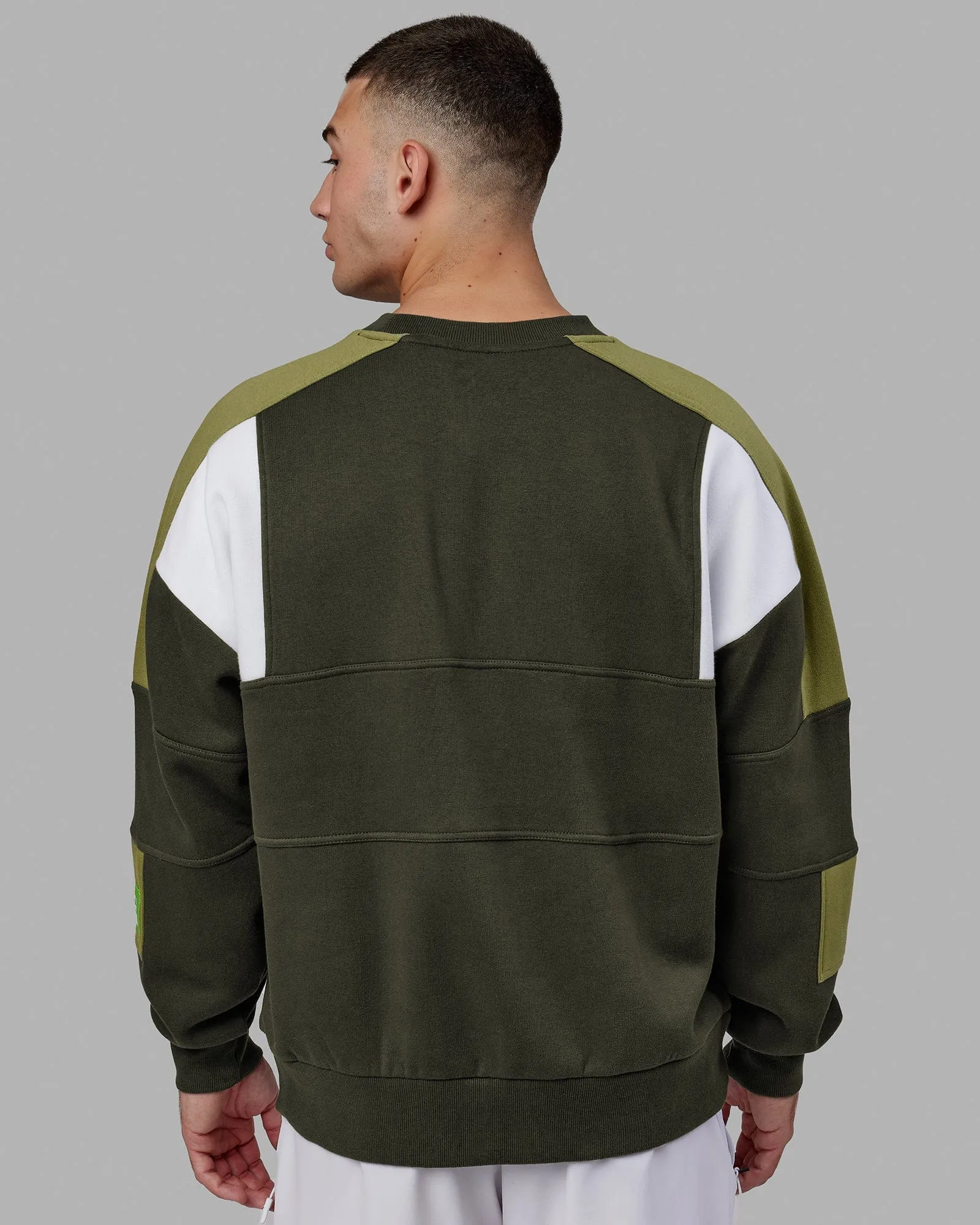 Unisex Slam Sweater Oversize - Forest Night-Moss Stone sold by LSKD product image thumbnail 4