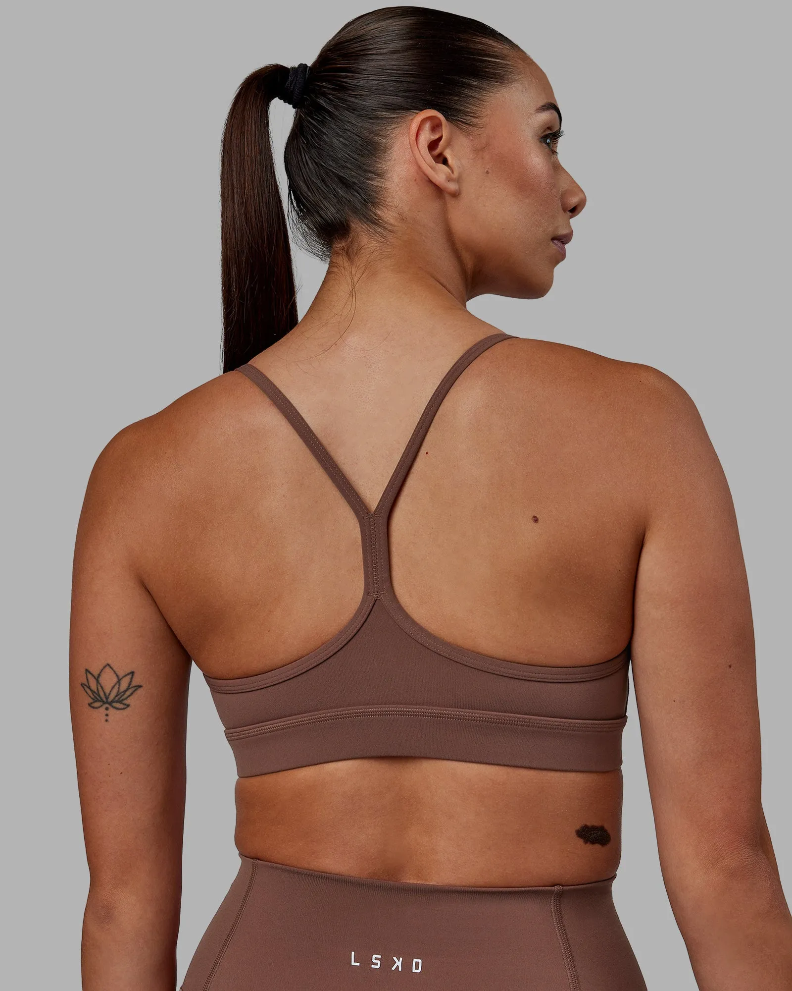 Lift Sports Bra - Dull Rust sold by LSKD product image thumbnail 2