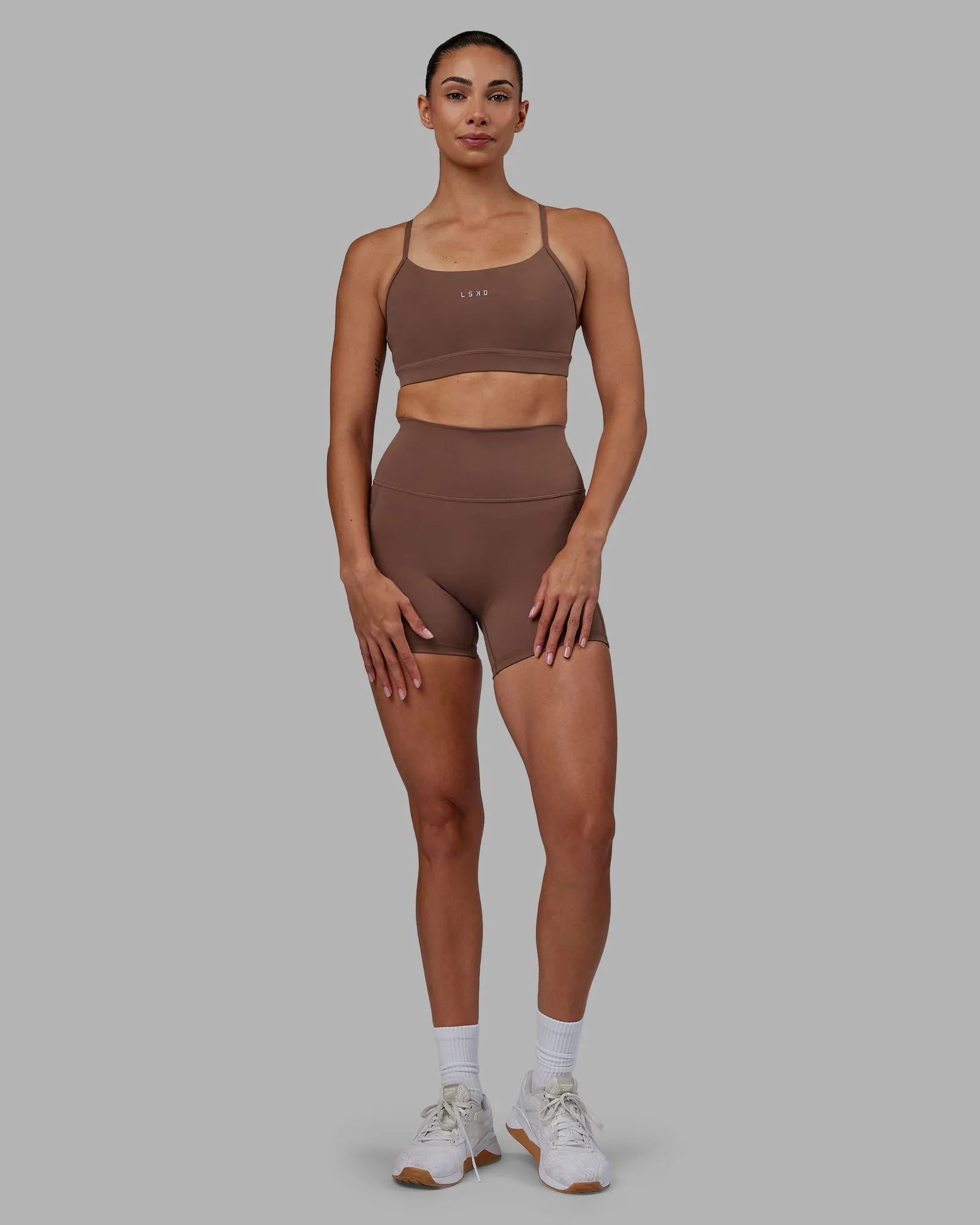 Lift Sports Bra - Dull Rust sold by LSKD product image thumbnail 5