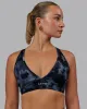 Stamina Form Sports Bra - Tie Dye-Midnight sold by LSKD