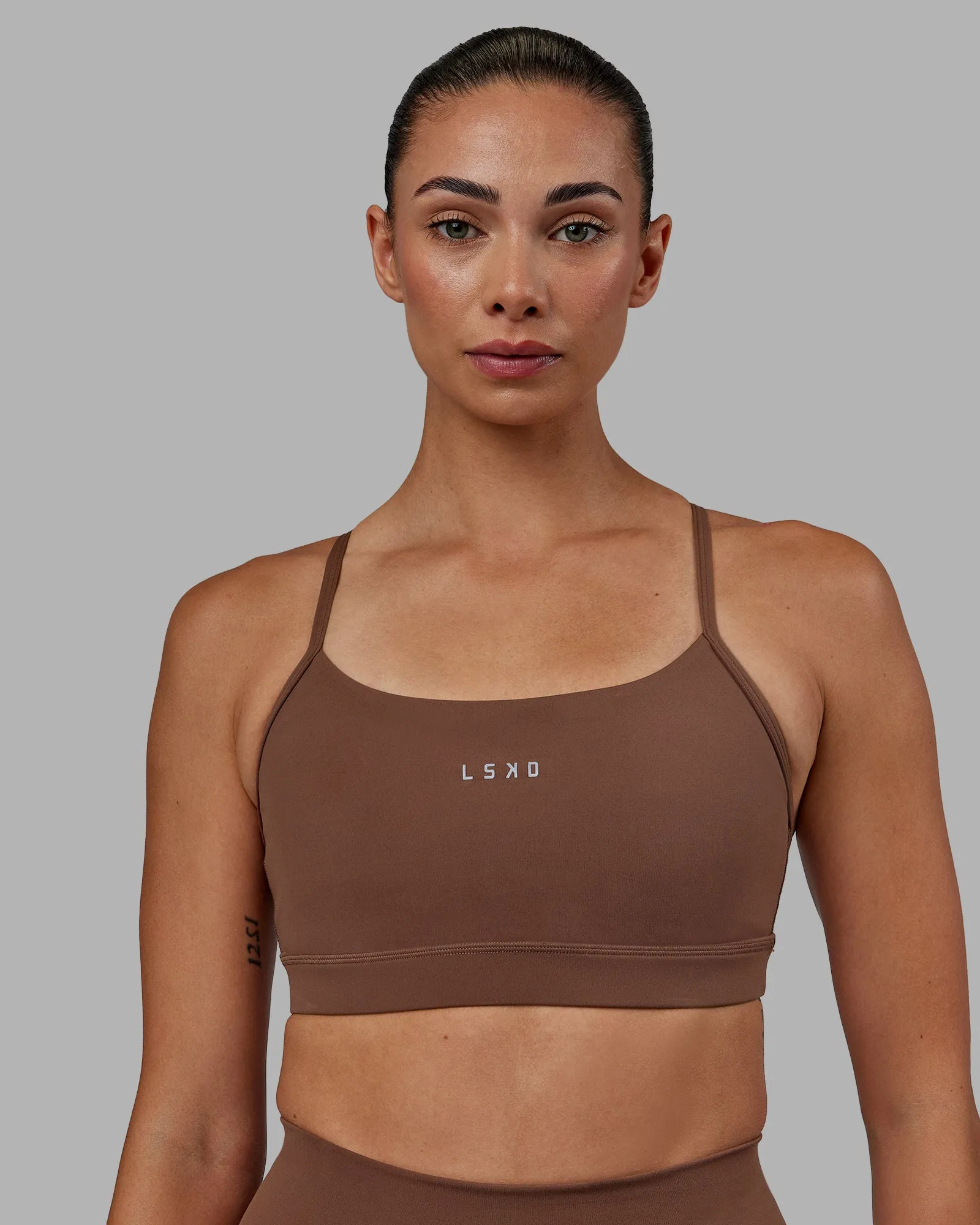 Lift Sports Bra - Dull Rust sold by LSKD