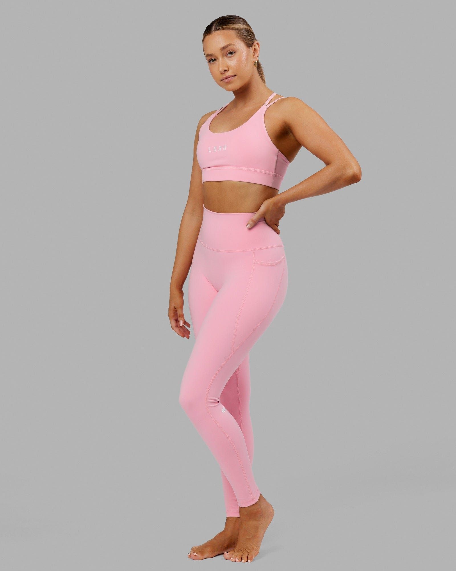 Fusion Full Length Tights - Pink Frosting sold by LSKD product image thumbnail 2