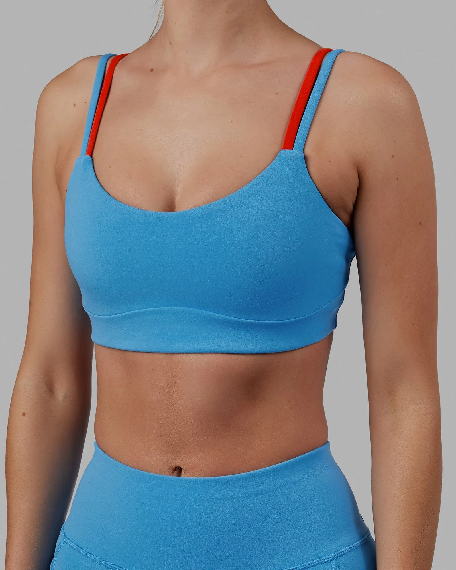 Structure Sports Bra - Azure Blue-Infrared sold by LSKD product image thumbnail 5