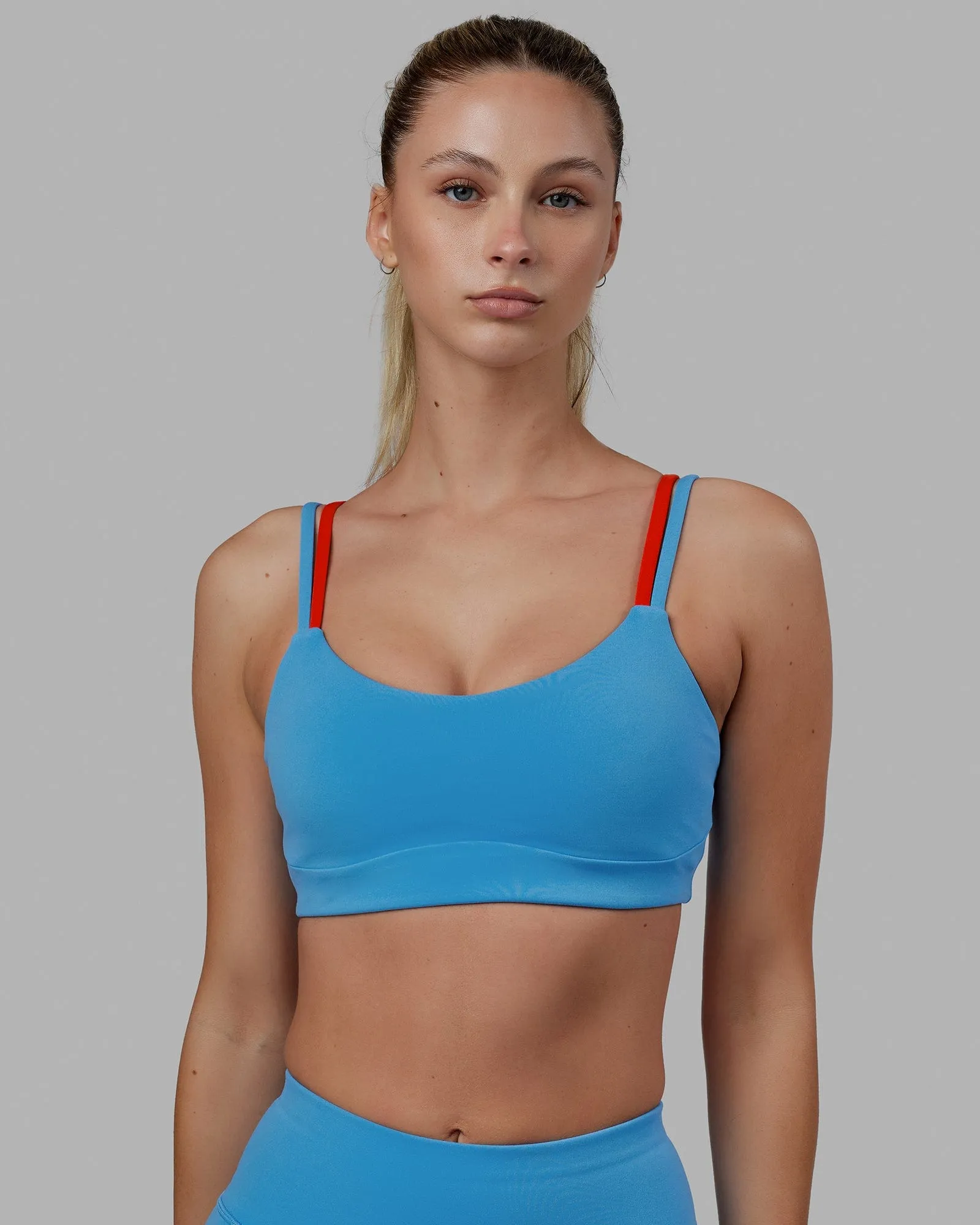 Structure Sports Bra - Azure Blue-Infrared sold by LSKD