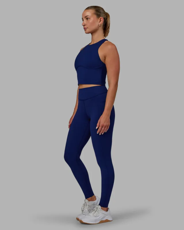 Elite Full Length Legging - Midnight Blue sold by LSKD