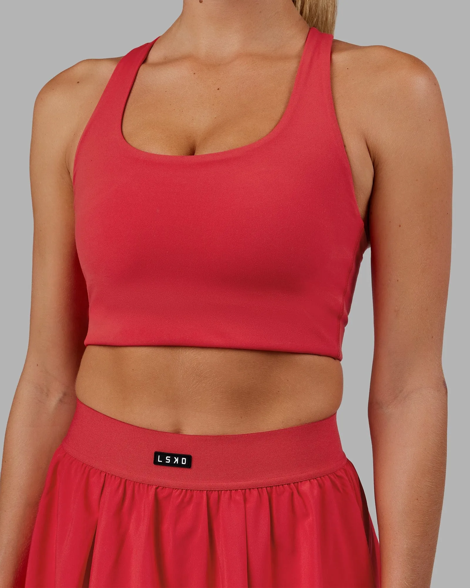 Ace Long Line Bra - Scarlet sold by LSKD product image thumbnail 4