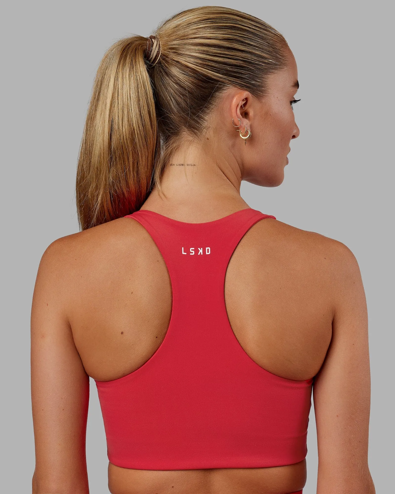 Ace Long Line Bra - Scarlet sold by LSKD product image thumbnail 2