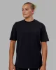 Lifting Club FLXCotton Tee Oversize - Black-White-Red sold by LSKD
