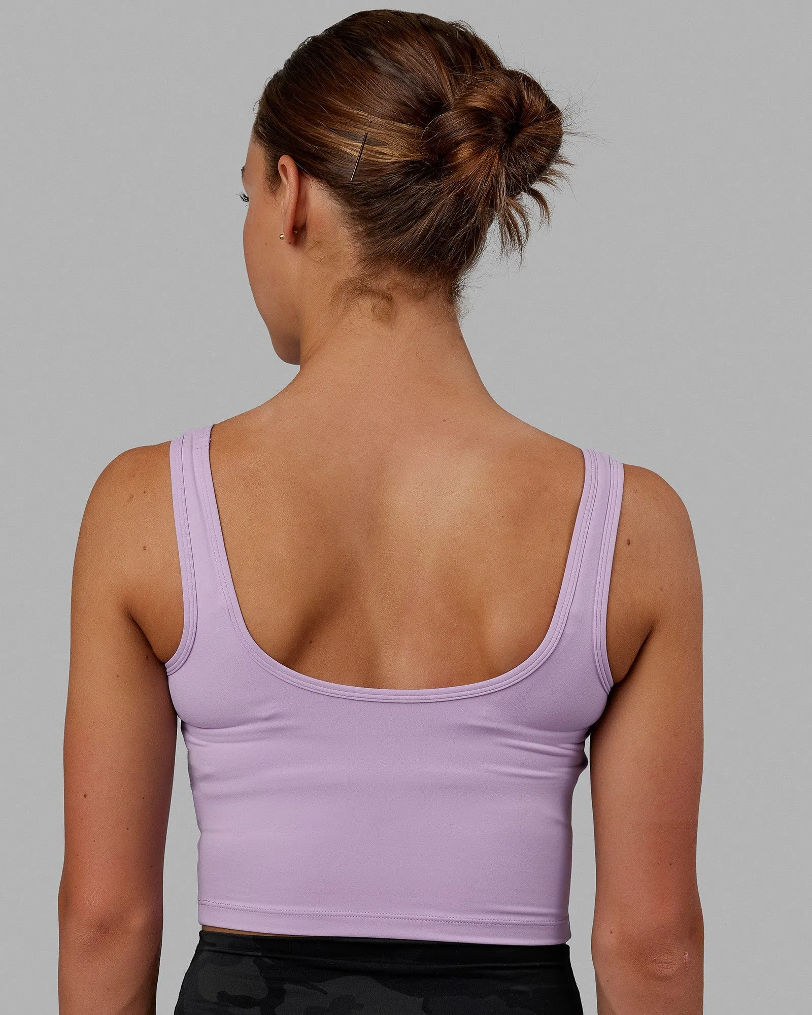 Staple Active Cropped Tank - Pale Lilac sold by LSKD product image thumbnail 3