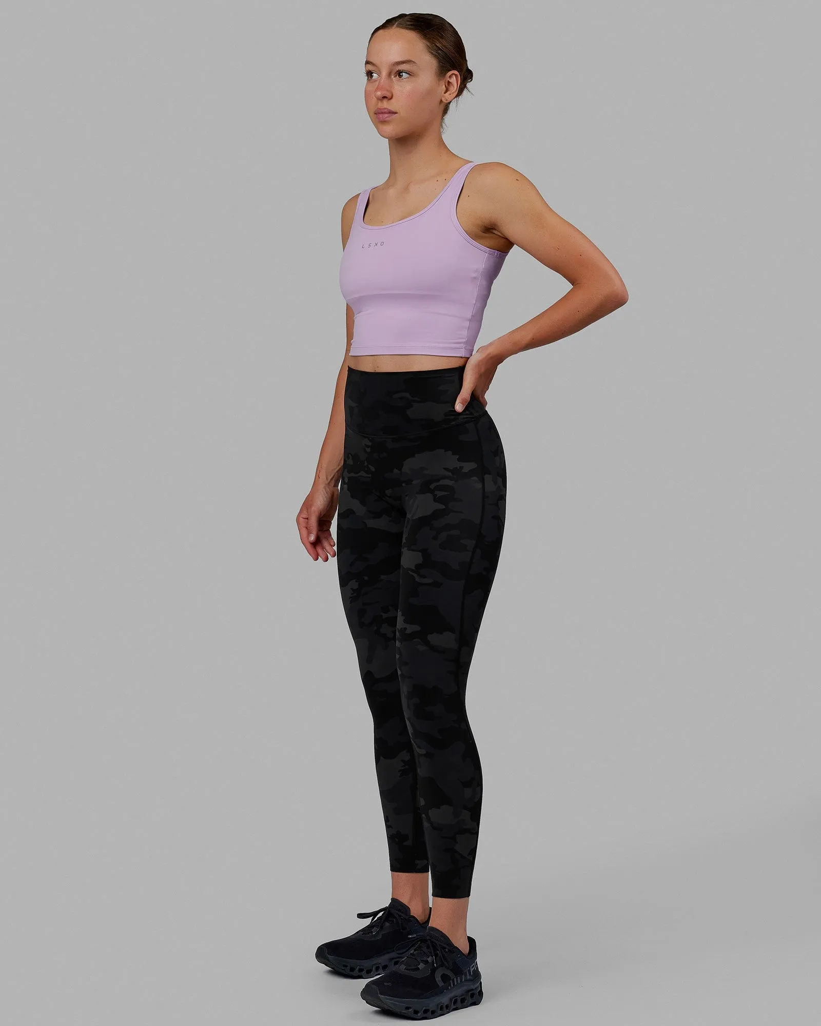 Staple Active Cropped Tank - Pale Lilac sold by LSKD product image thumbnail 5