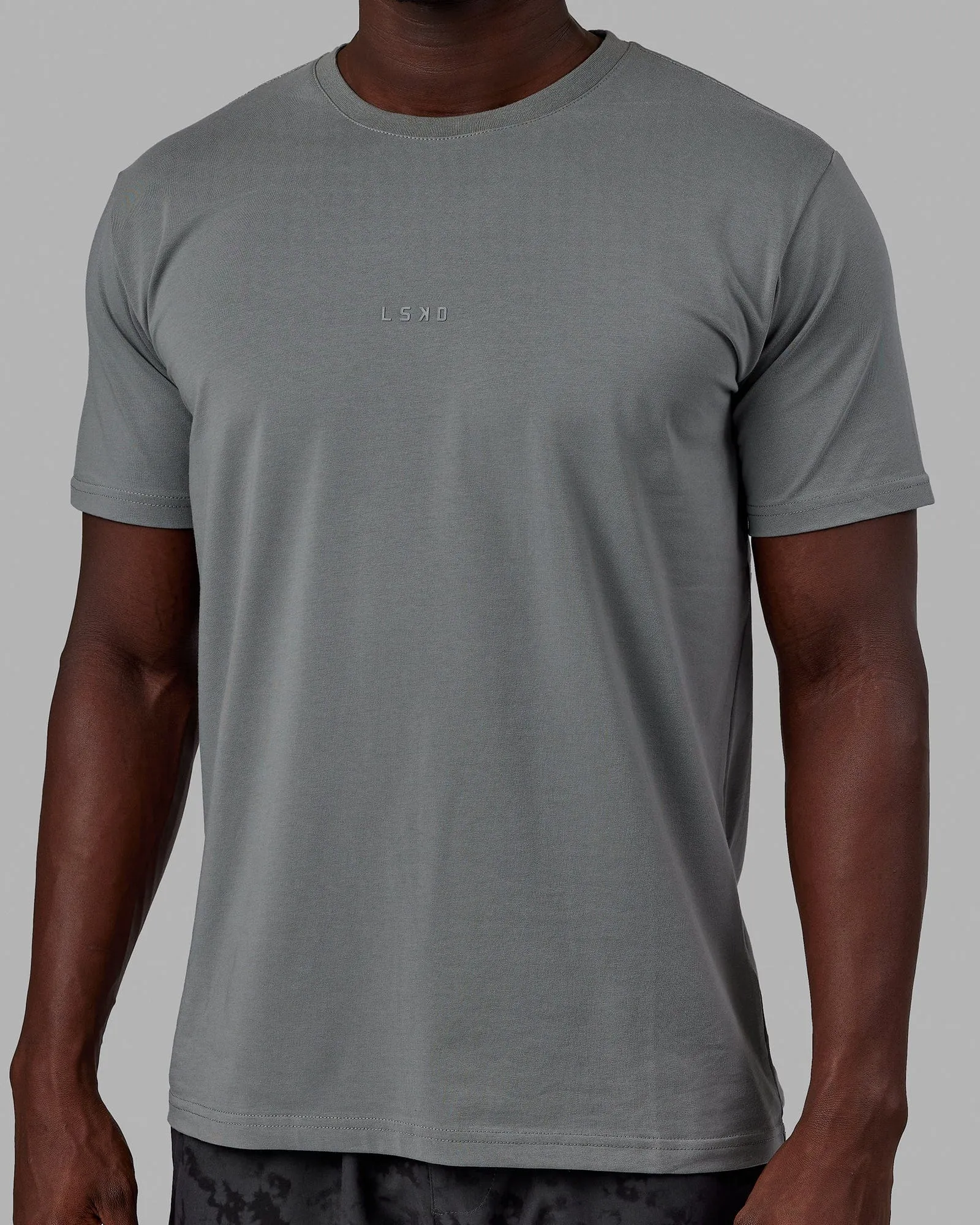 Base FLXCotton Tee - Graphite sold by LSKD product image thumbnail 4