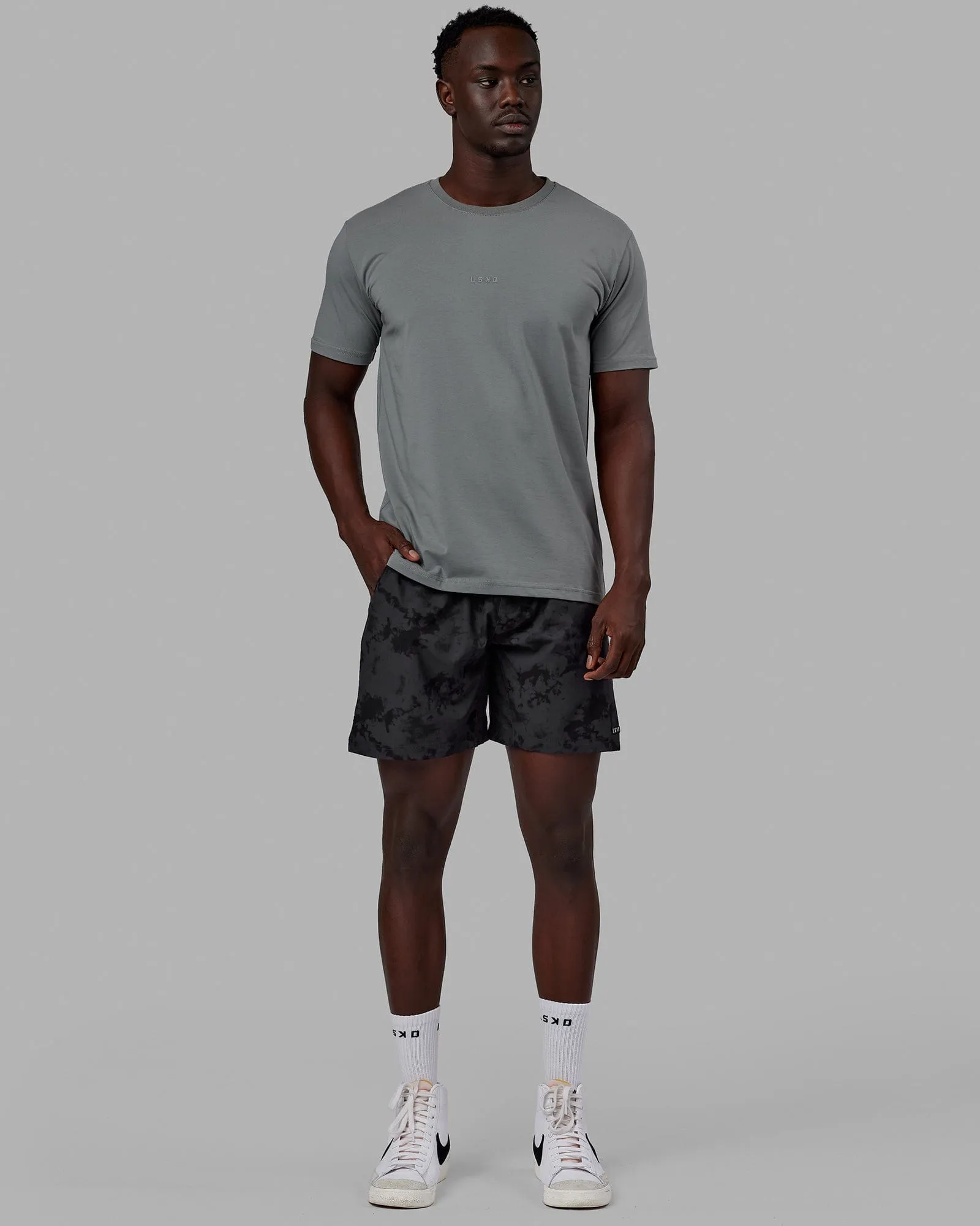 Base FLXCotton Tee - Graphite sold by LSKD