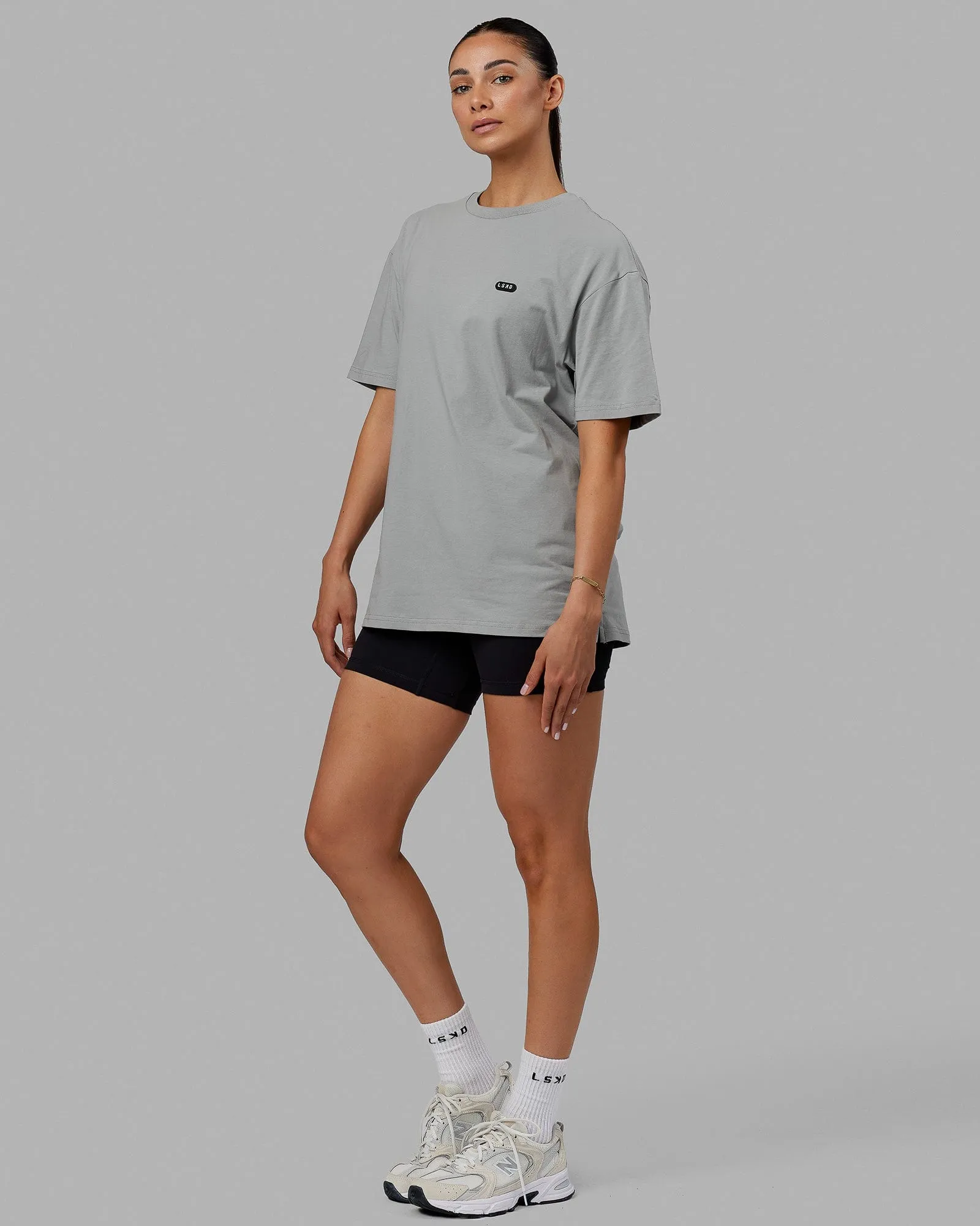 Unisex Capsule FLXCotton Tee Oversize - Ultimate Grey sold by LSKD product image thumbnail 3
