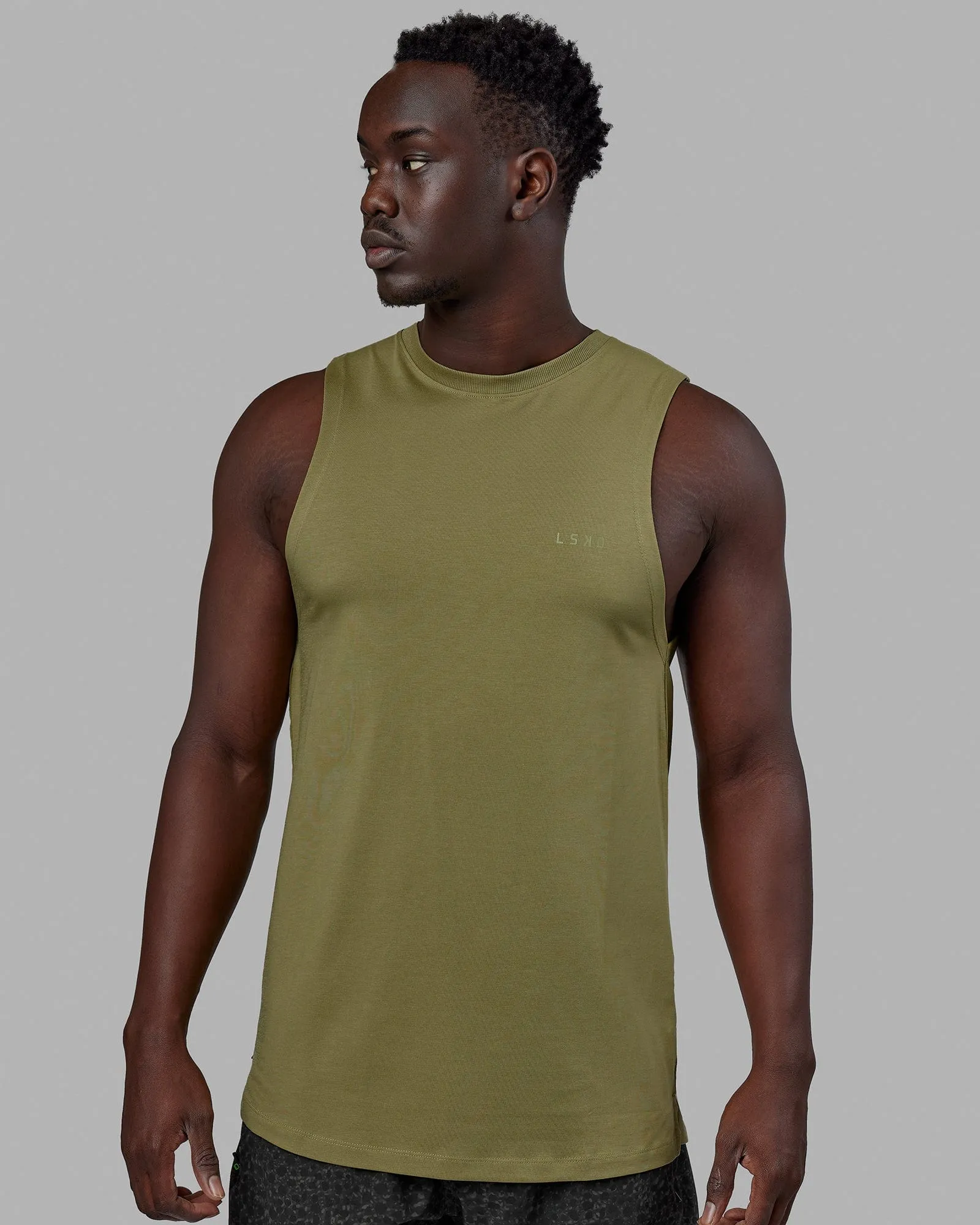 Deluxe PimaFLX Tank - Moss Stone sold by LSKD product image thumbnail 5