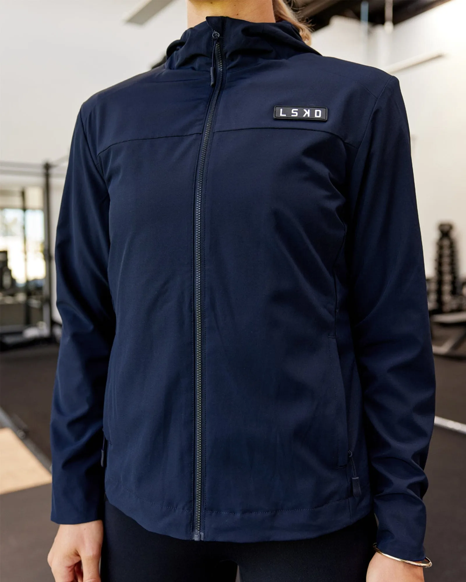Functional Training Jacket - Navy sold by LSKD product image thumbnail 5