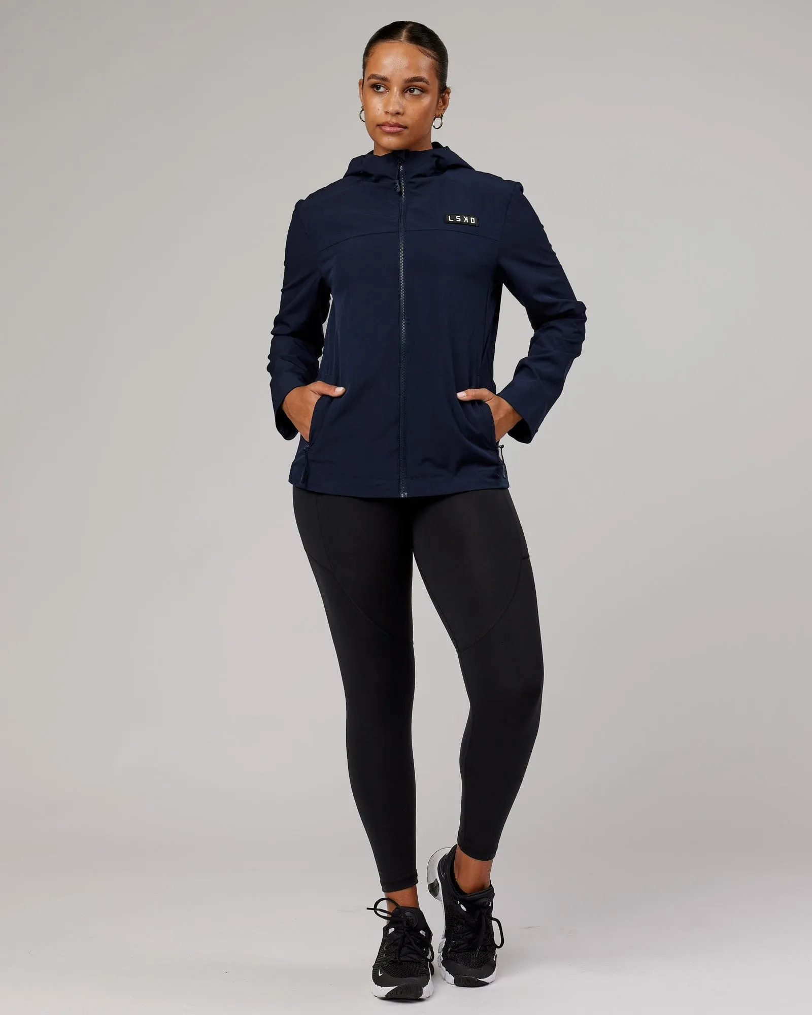 Functional Training Jacket - Navy sold by LSKD product image thumbnail 3