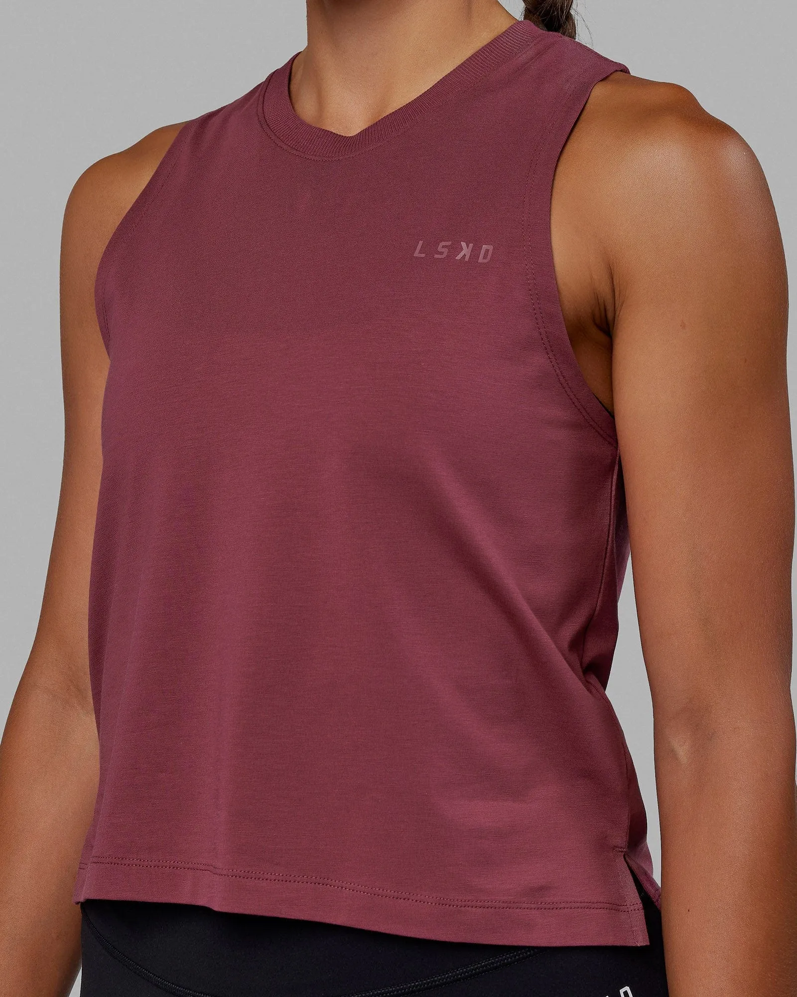 Deluxe PimaFLX Tank - Dry Rose sold by LSKD product image thumbnail 5